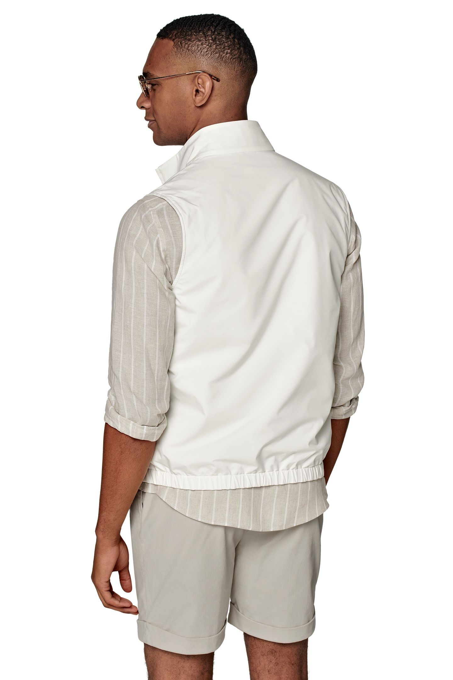 ZIP VEST-OFF-WHITE OFF-WHITE & SAND 4