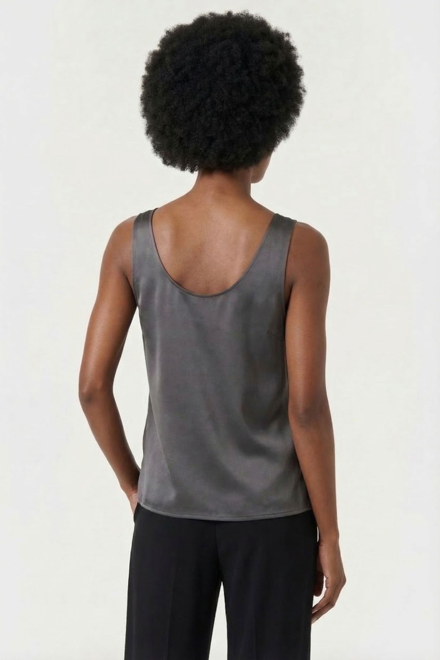 COMMA BLOUSES GREY/BLACK 2