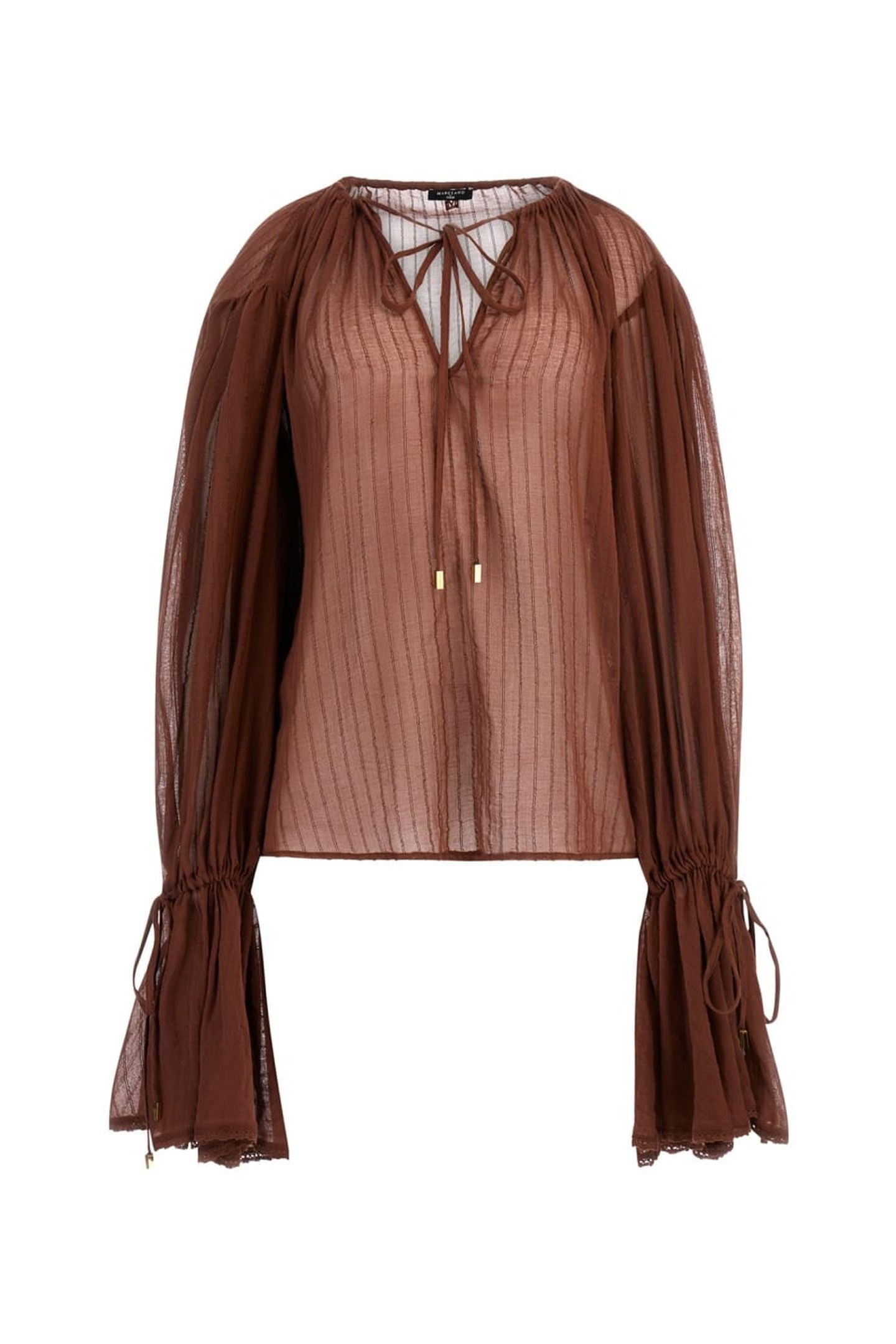 MARCIANO BY GUESS ELSA LS TOP CIOCCOLATA 4