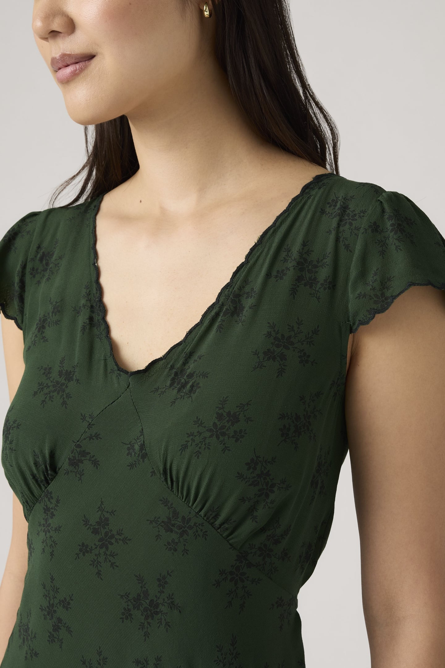 ELLORY DRESS GREEN 4