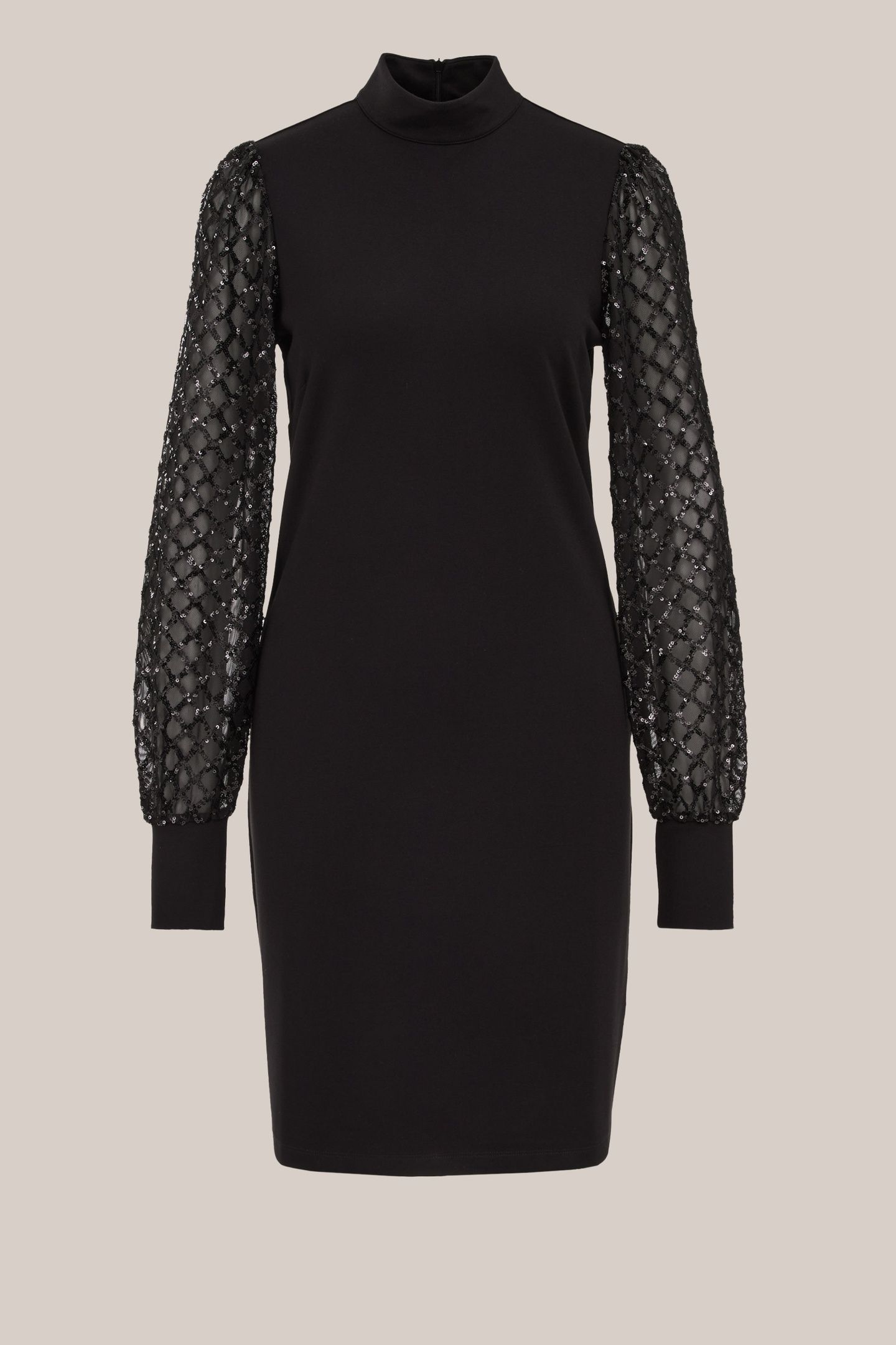 DRESS MID LENGTH BLACK 4