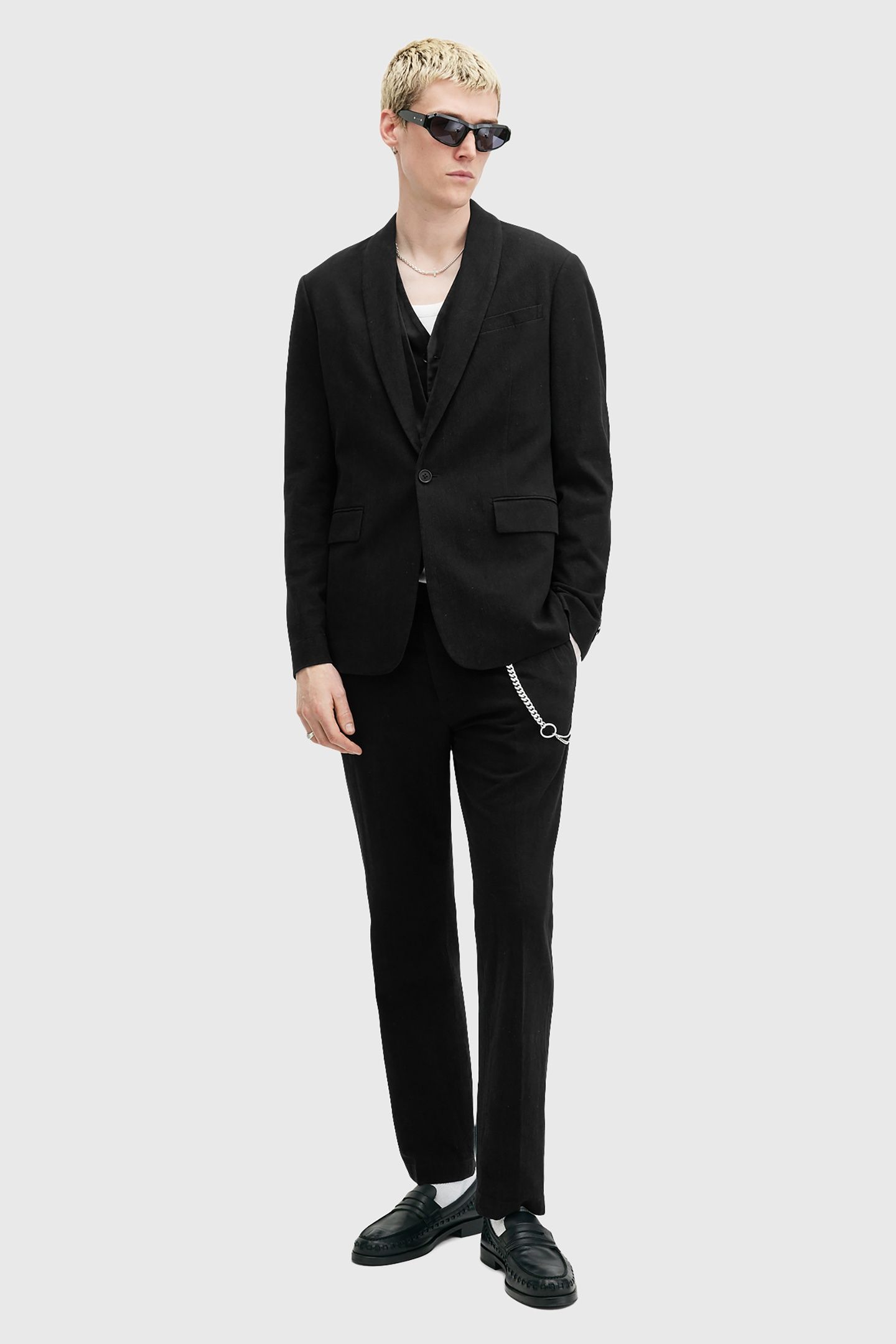 HERON BLAZER BLACK 2