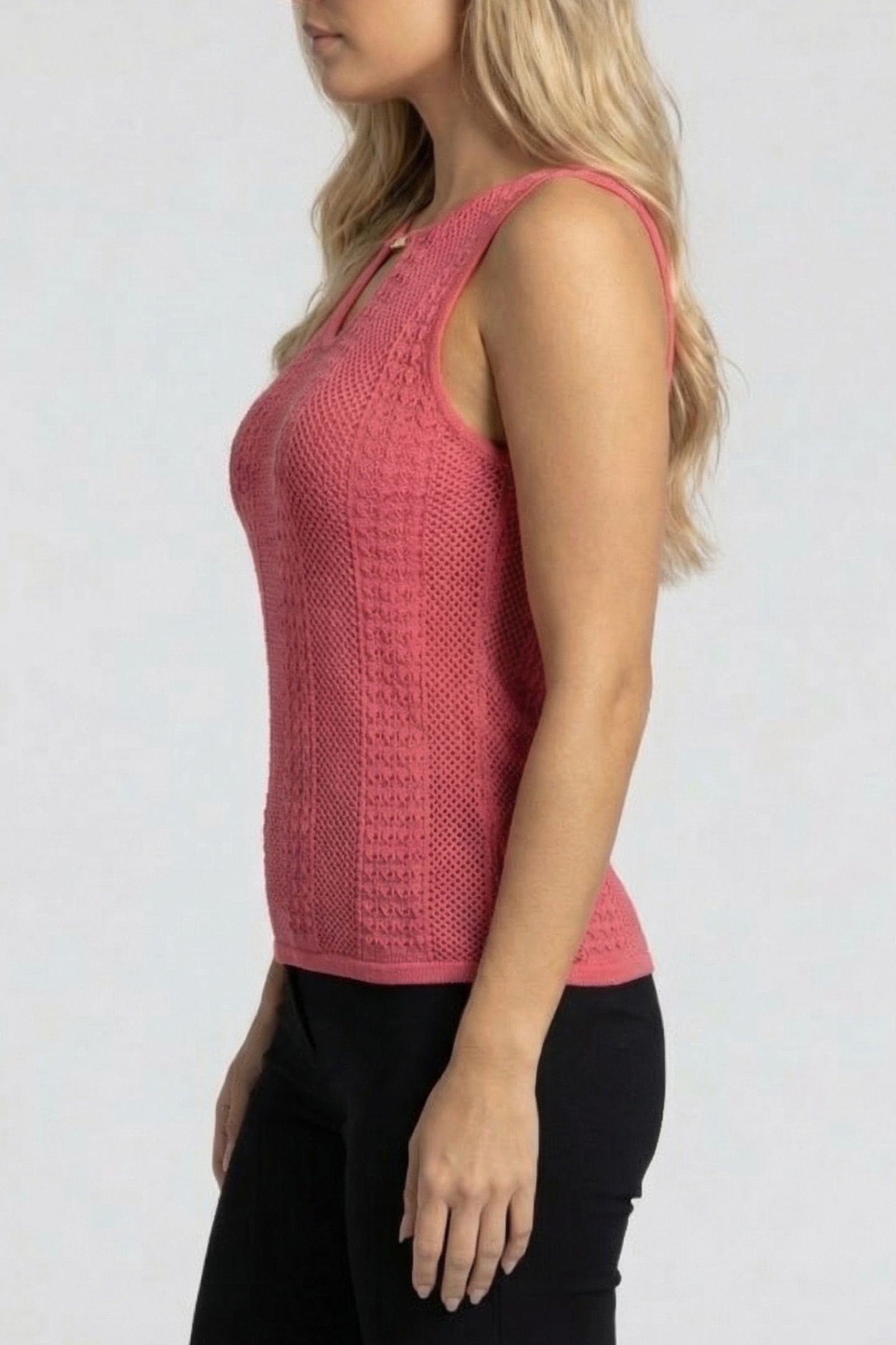 MARCIANO BY GUESS EMMA TANK SWEATER FLOWERING PEONY 3