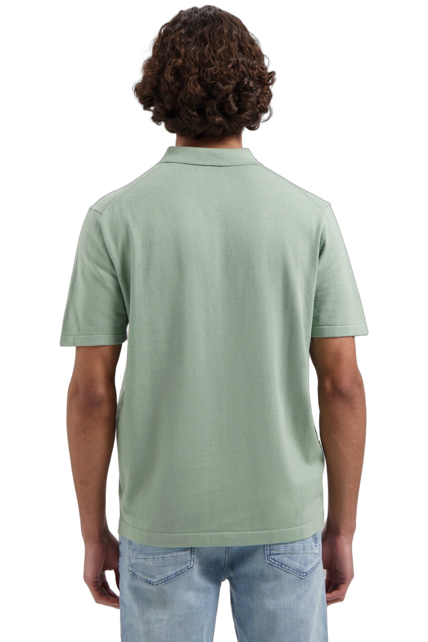 DS-DORIAN ZIP POLO LILY PAD 4