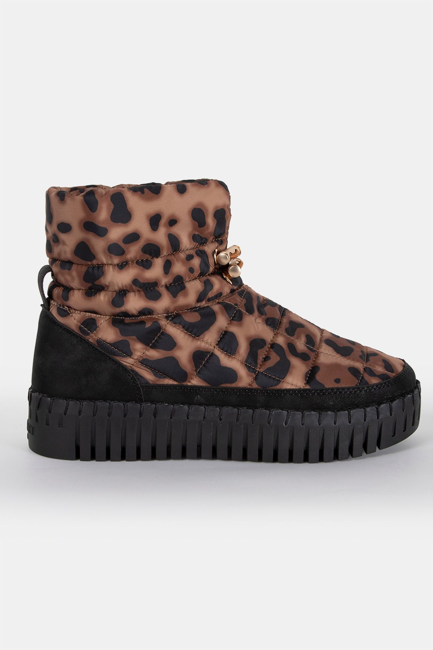 SHOES TULIP6082 BROWN PANTHERA PRINT BLACK 1