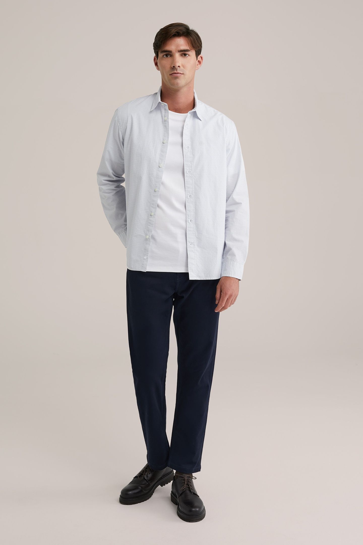 5-POCKET MID WAIST NAVY BLUE 3