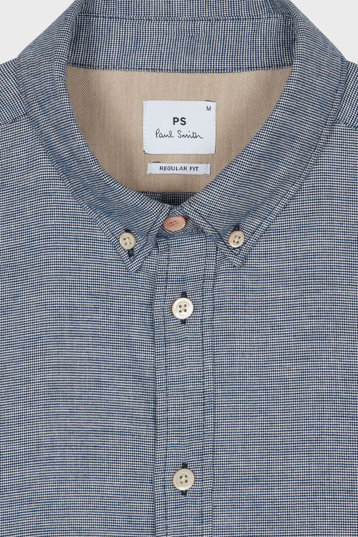 LS REGULAR FIT SHIRT BLUE 3