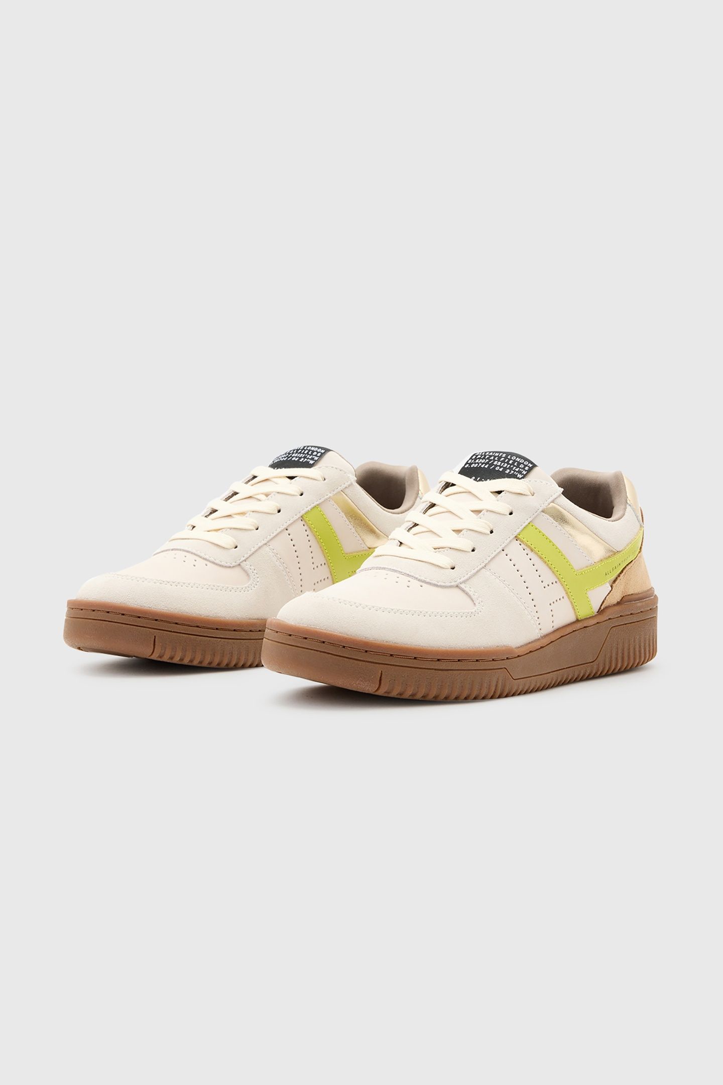 VIX SUEDE SNEAKER WHITE/BROWN/GREEN 3