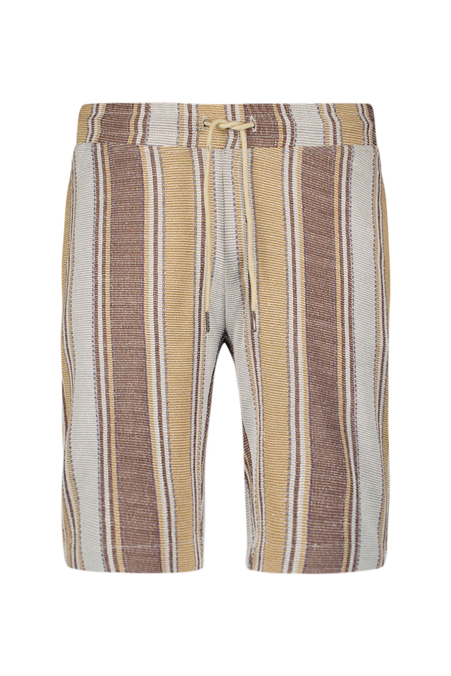 SHORT JERSEY MULTI COLOUR VERTICAL STRIPES YELLOW 4