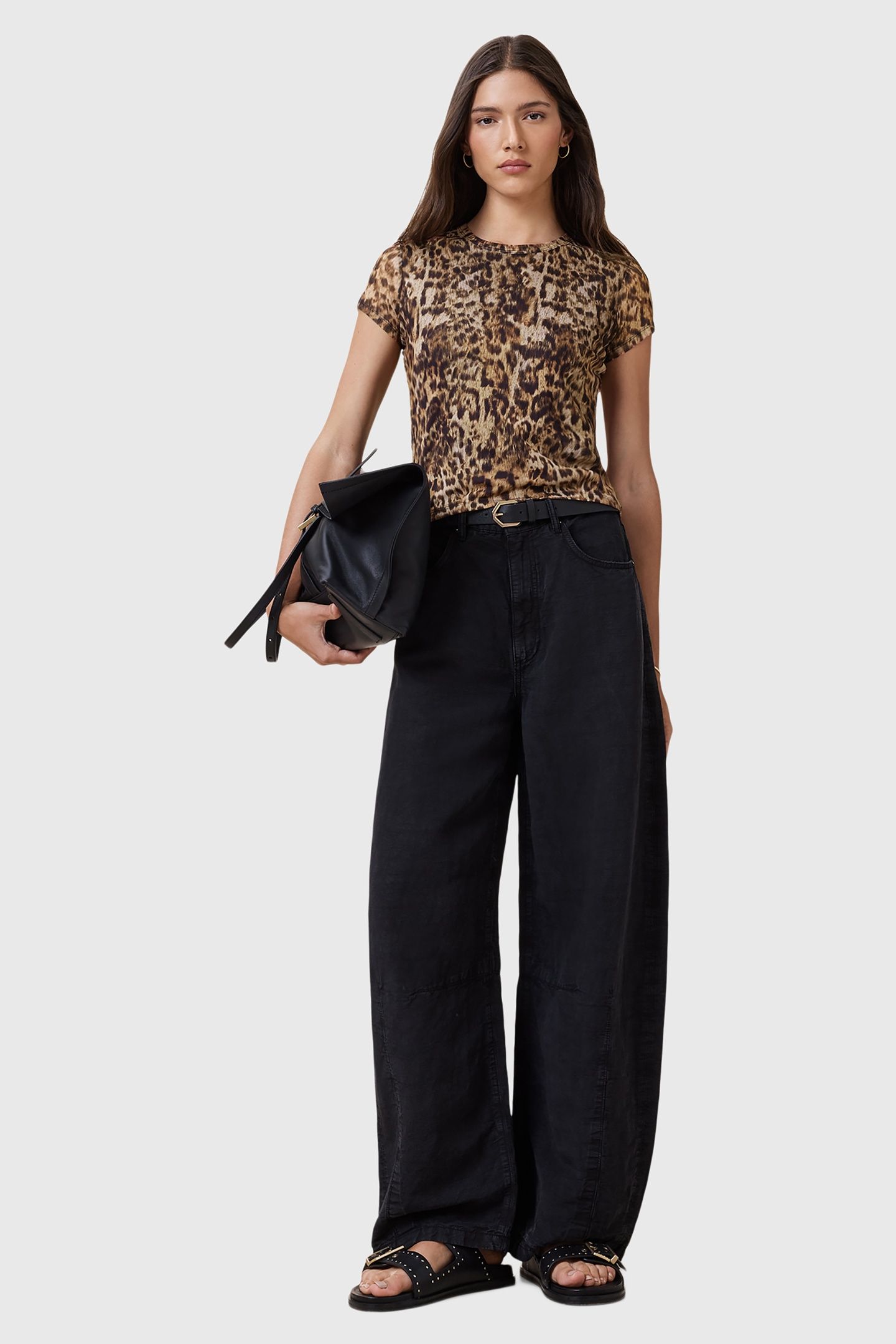ELLIE MESH TEE EVIA GOLDEN BROWN 3