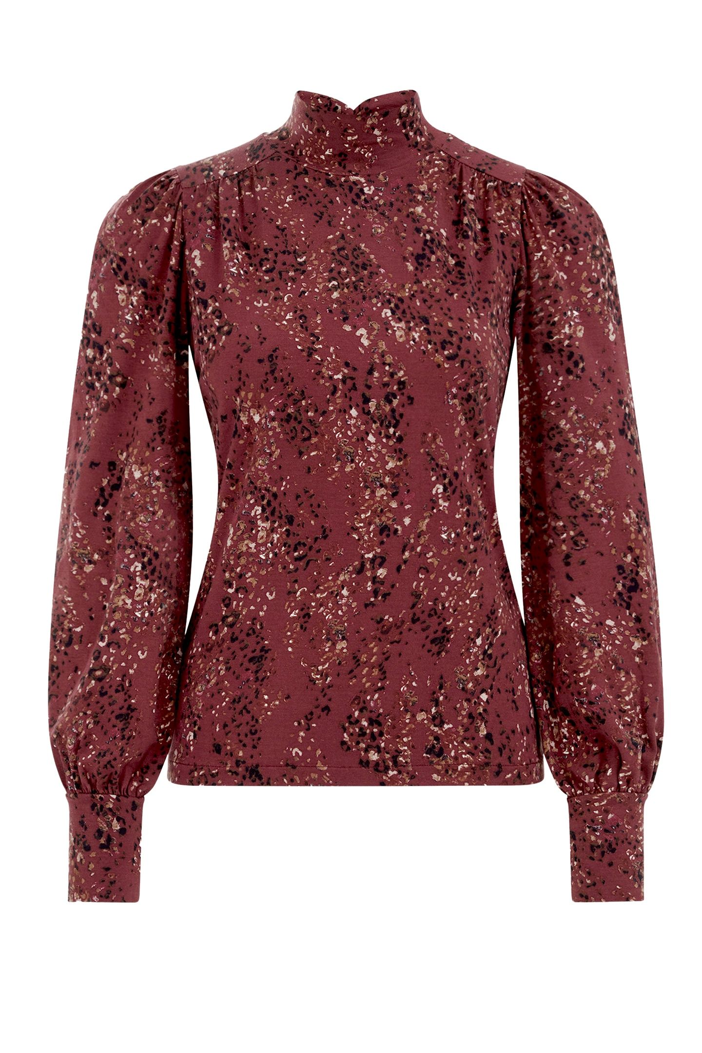 T-SHIRT BURGUNDY RED 4