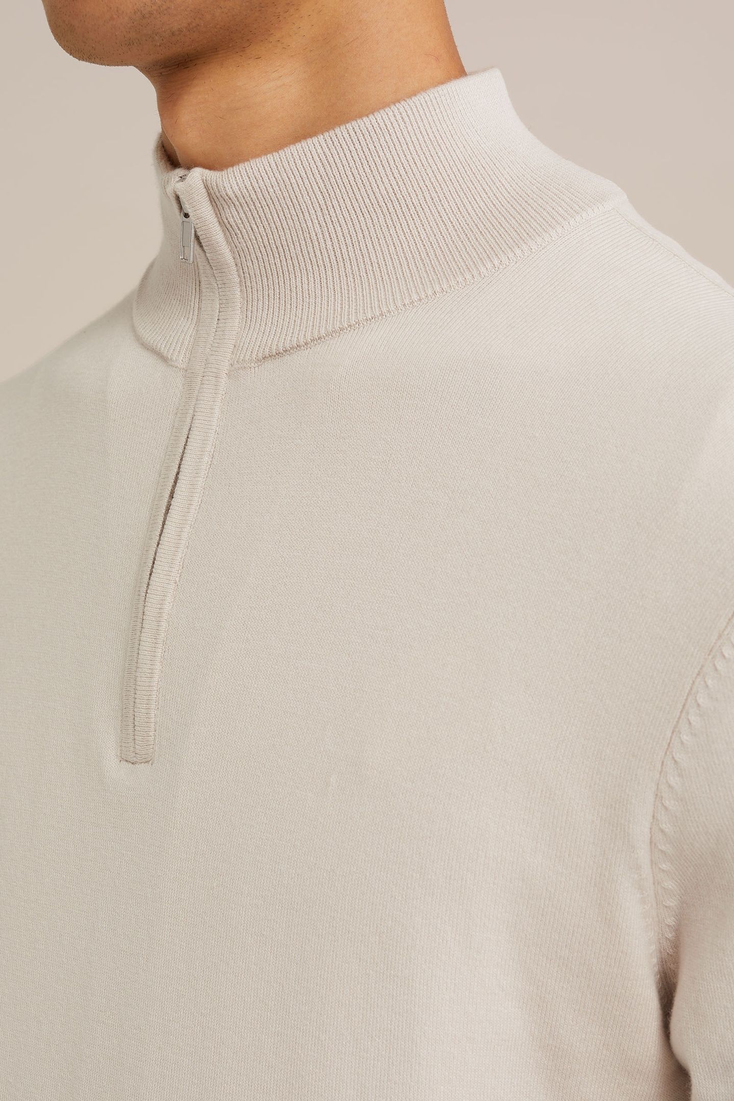 HALFWAY ZIPPER BEIGE 6