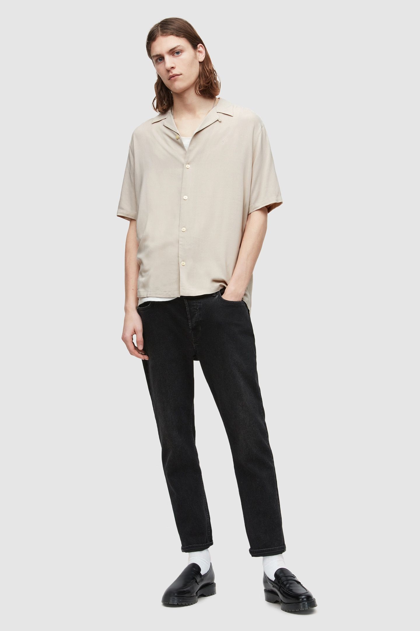 VENICE SS SHIRT CLIFFTOP TAUPE 3