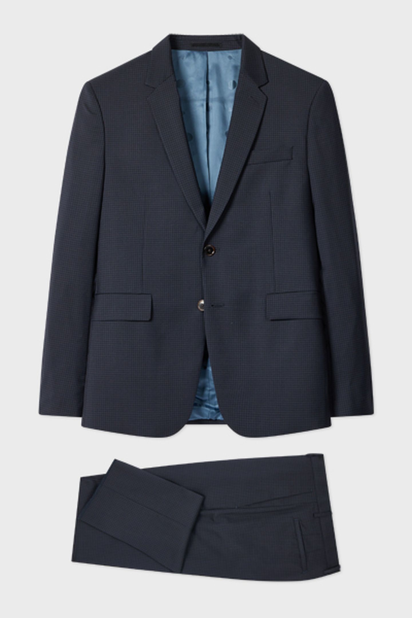 SLIM FIT 2 BUTTON SUIT VERY DARK NAVY 3