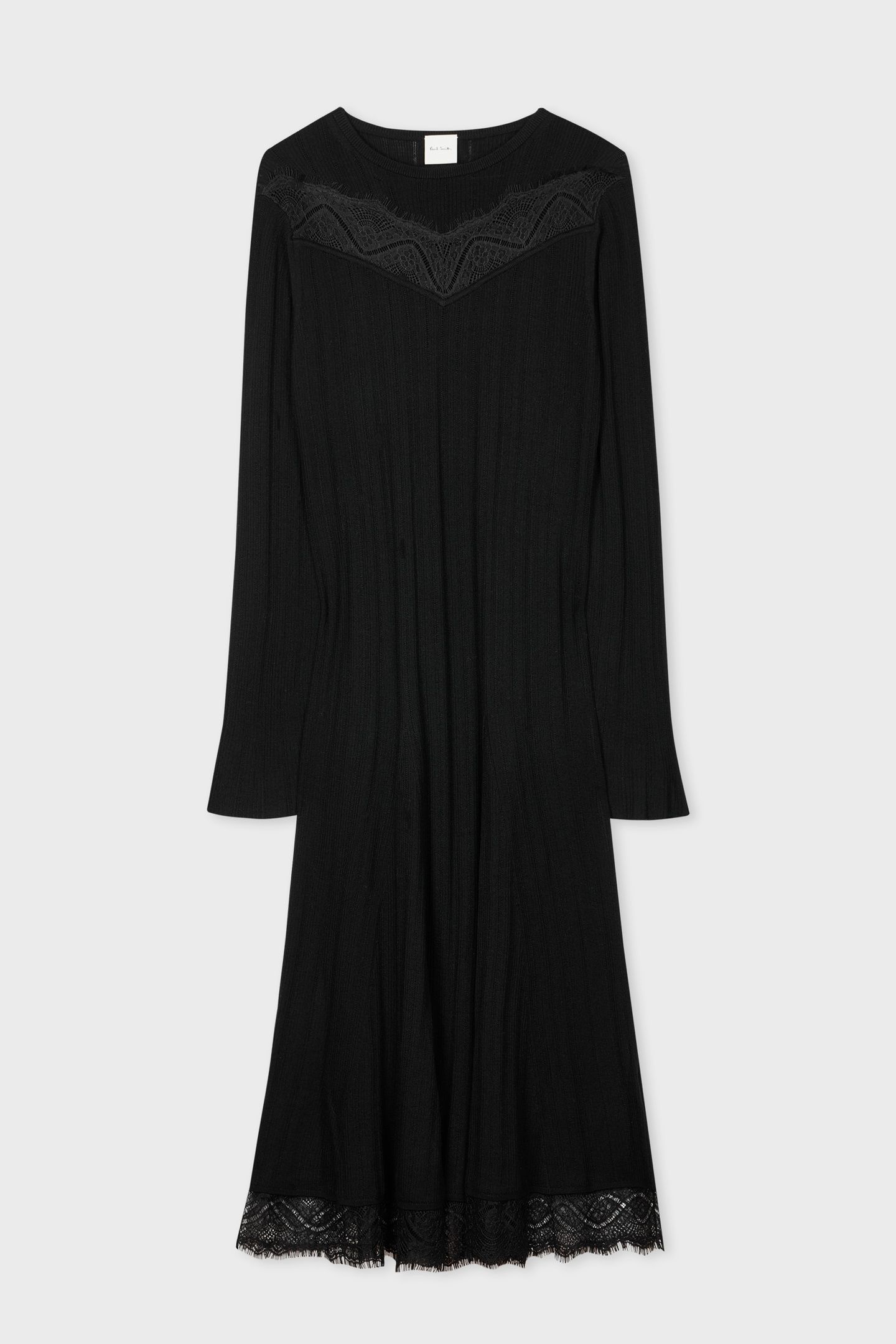 KNITTED DRESS BLACK 5