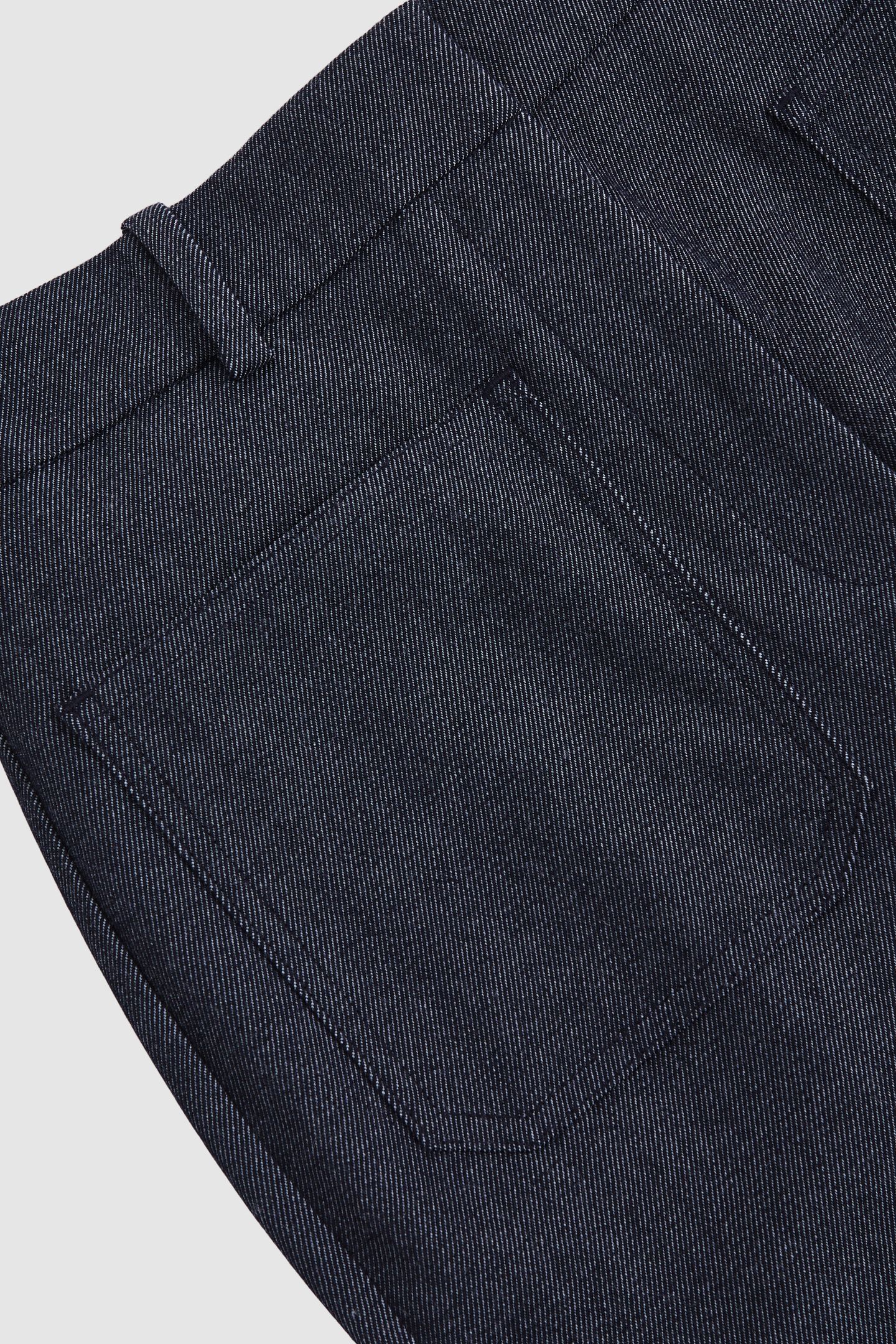 FLARE FLANNEL TROUSER BLUE 5