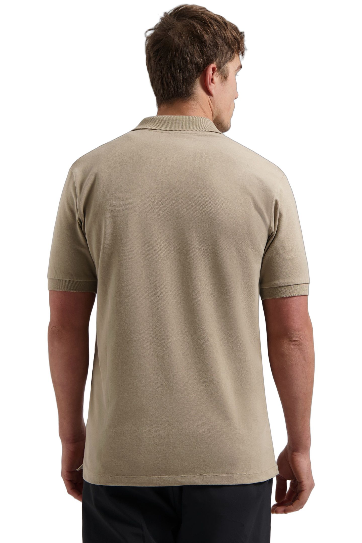 DS-BOWIE V-NECK POLO TIMBER WOLF 2