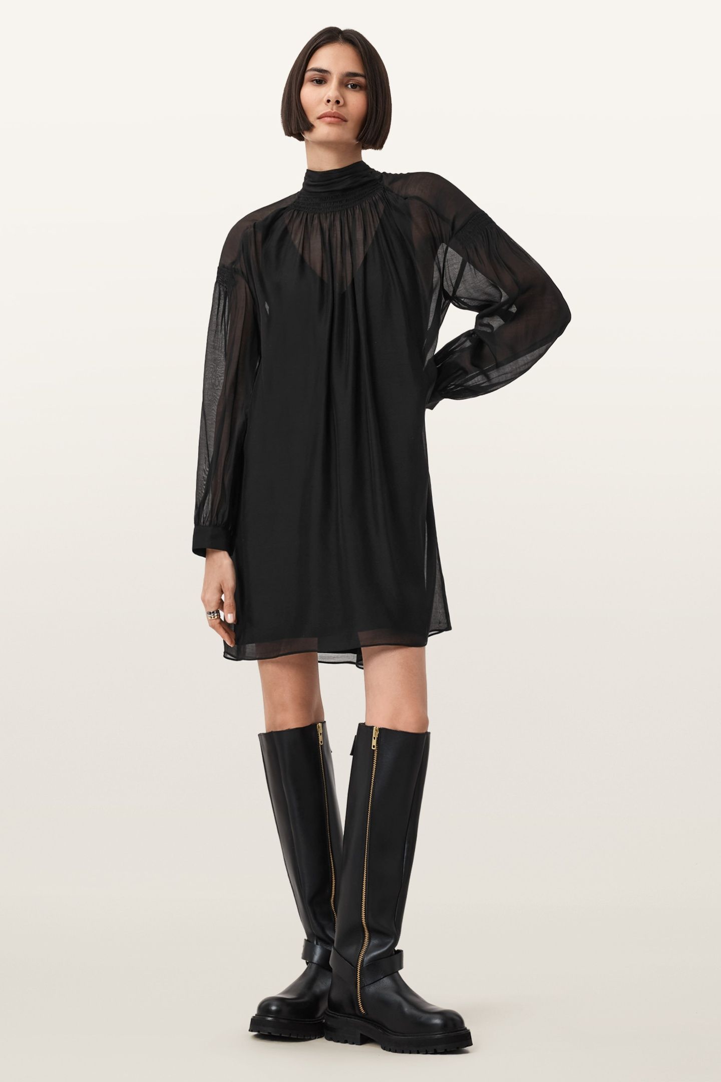 PEARLA DRESS BLACK 5