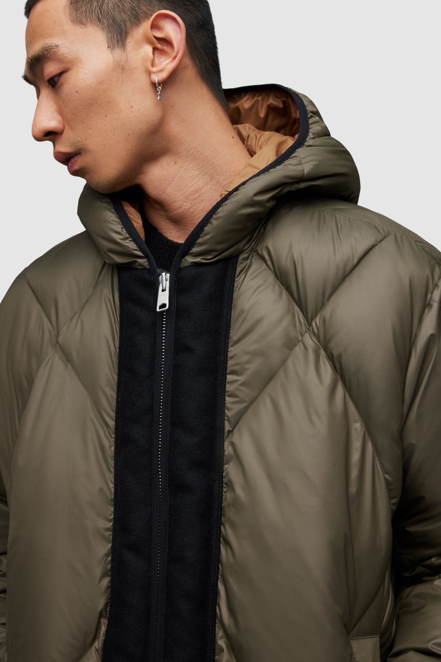 PEGASIS PUFFER COAT KHAKI/MARSH OLIVE 7