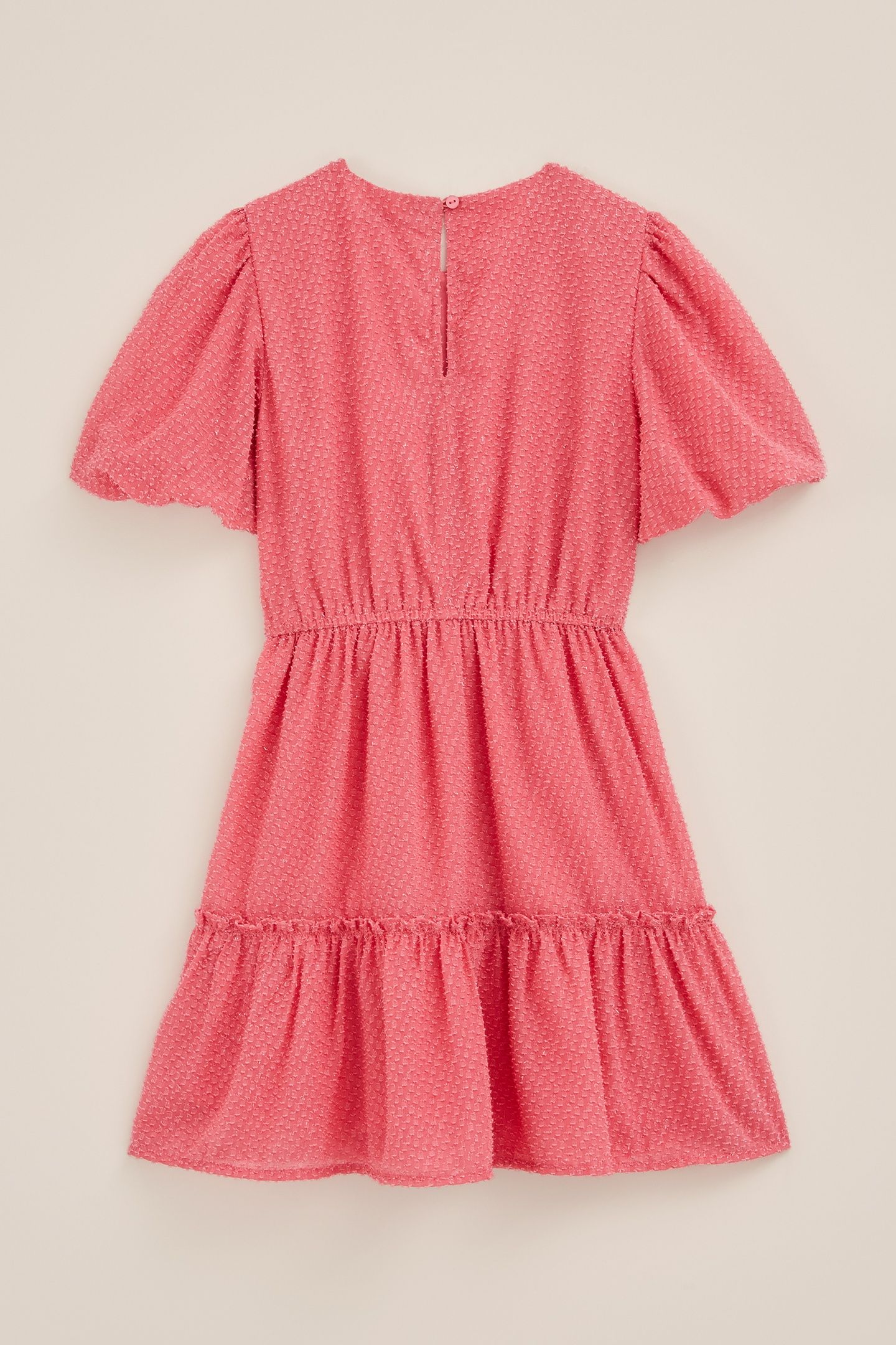 DRESS MID LENGTH CORAL PINK 4