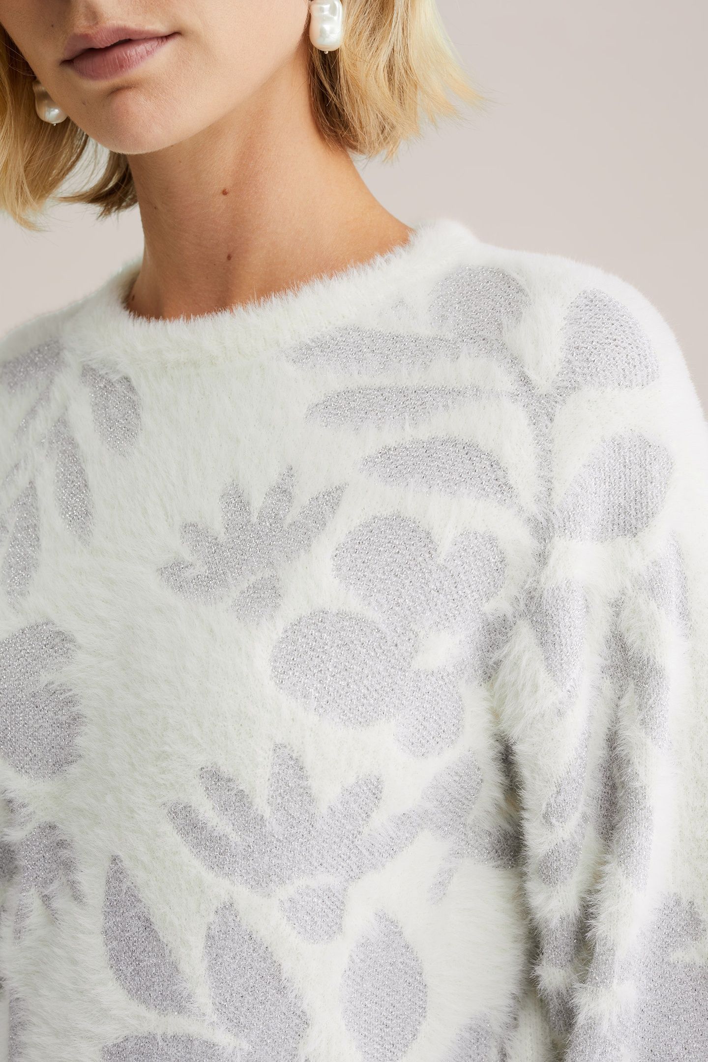 KNITTED PULLOVER OFF-WHITE 5