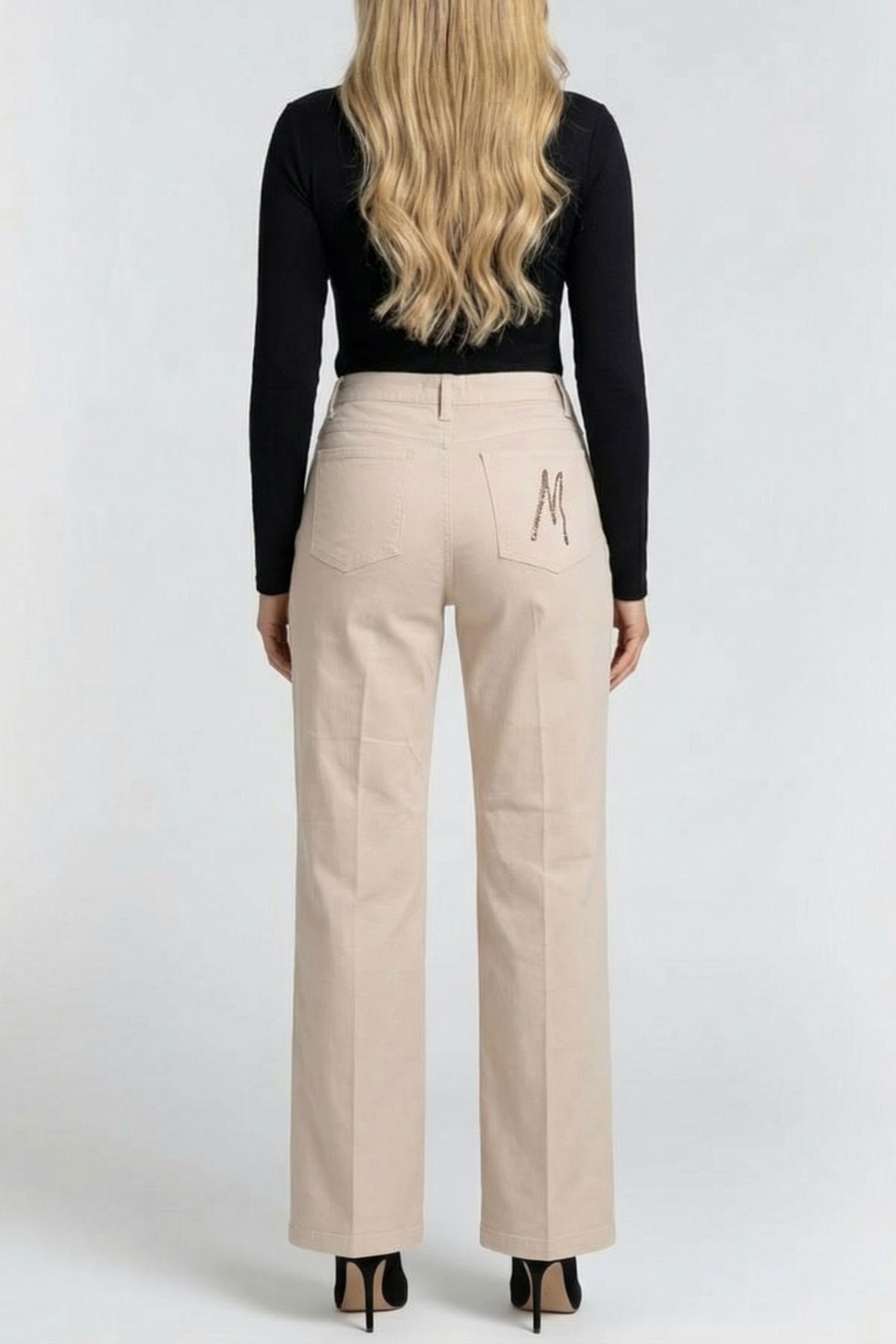 MARCIANO BY GUESS SOFIA STRAIGHT DENIM SAND GRAIN 2