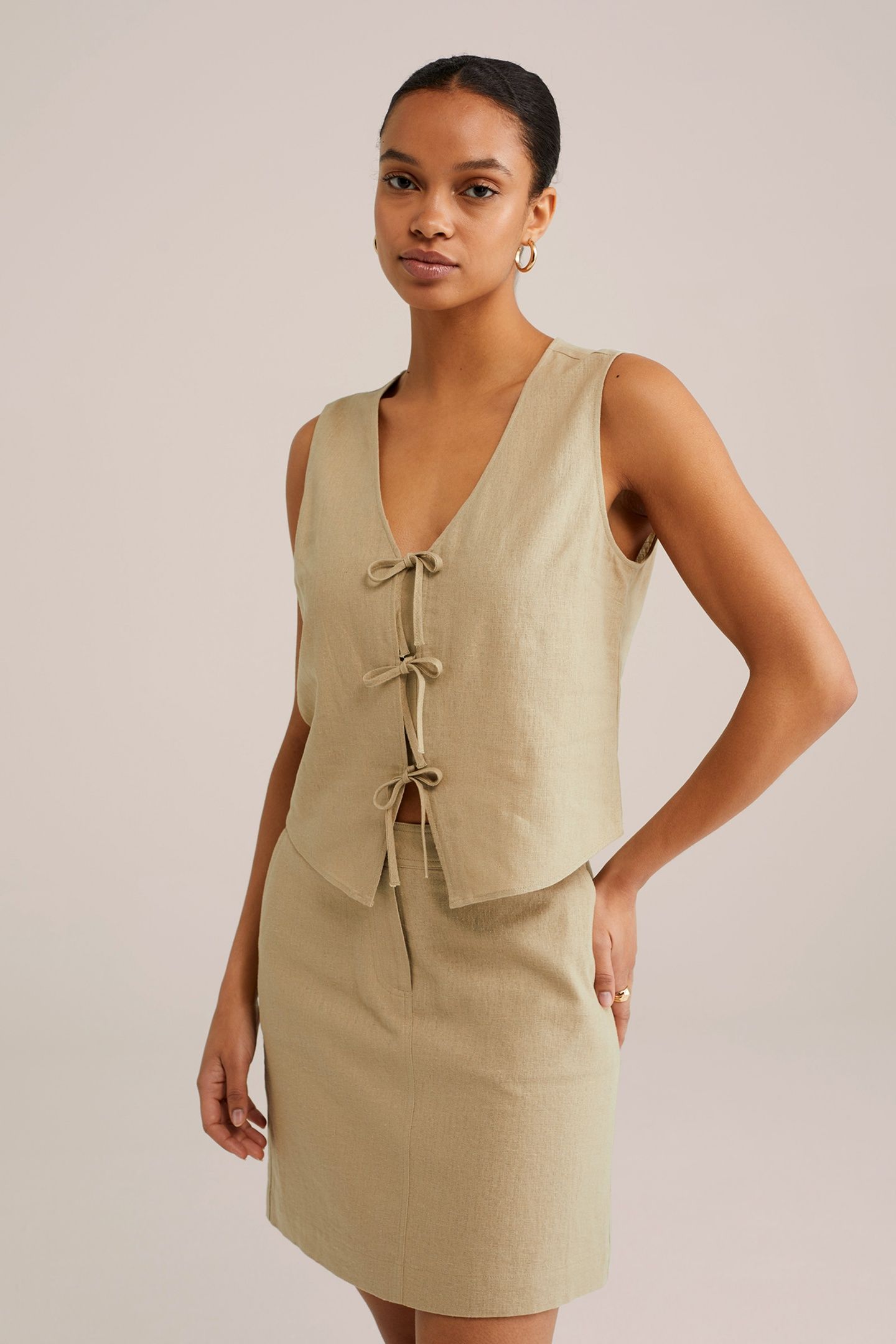 GILET BEIGE 1