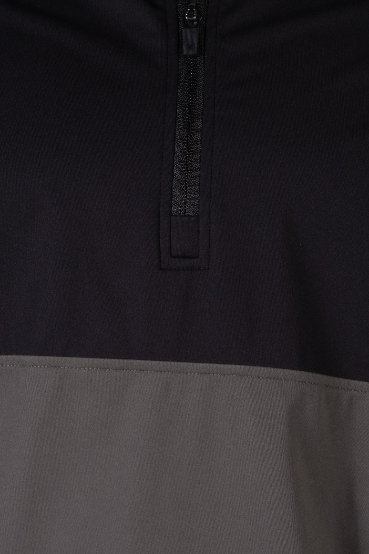 GOLF WINDJAMMER SHIRT JET BLACK/GRANITE 5
