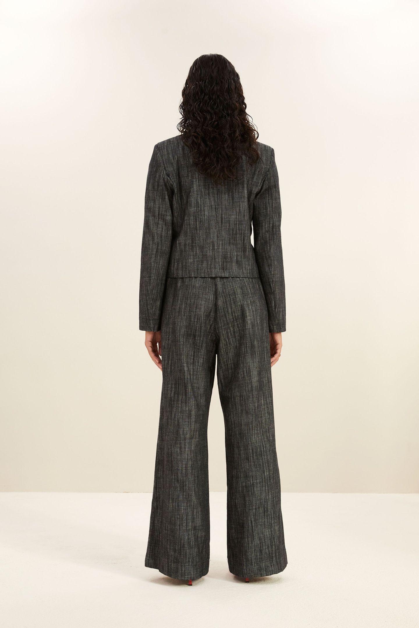 ADINA TWILL BLAZER JET BLACK 2