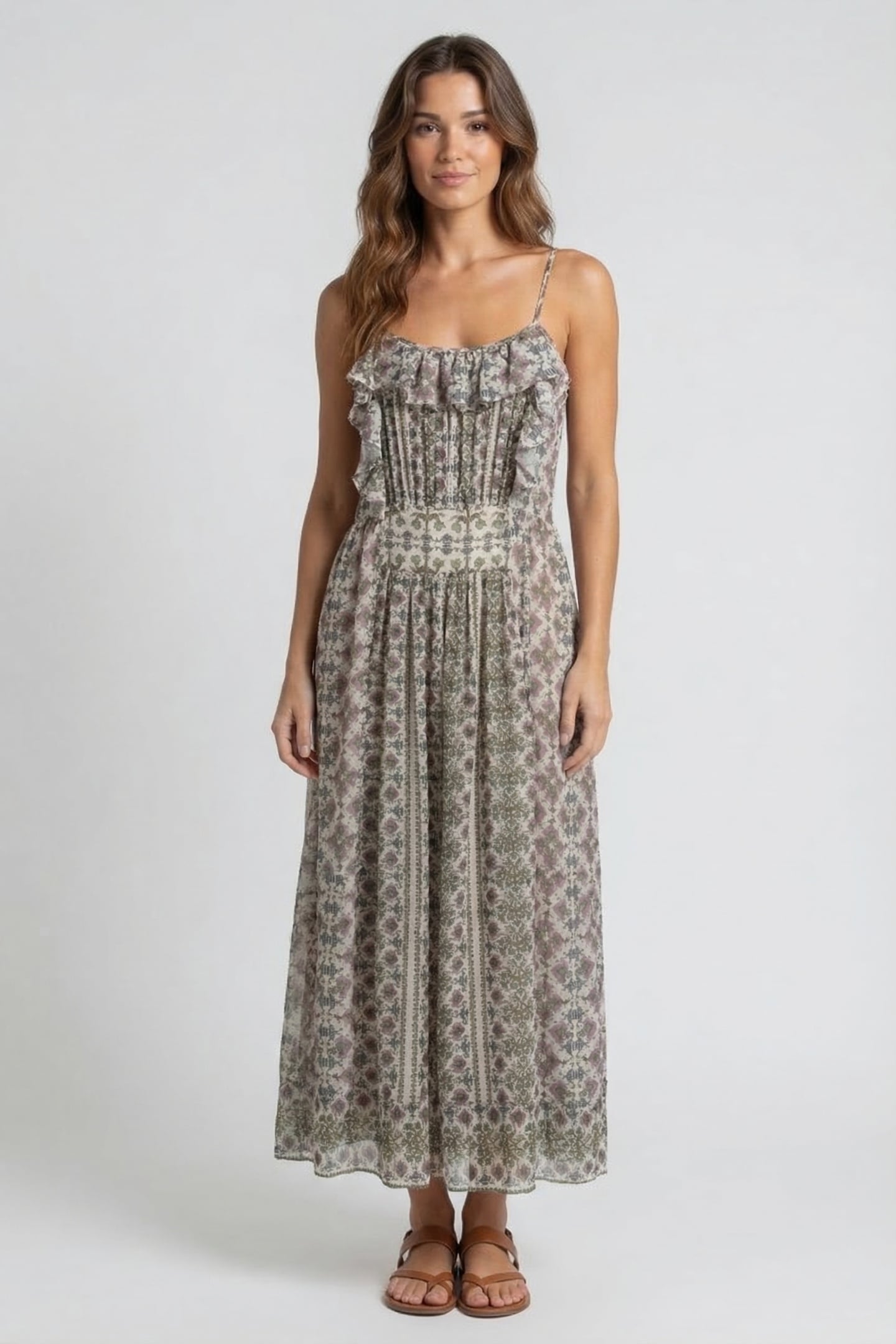MACHA DRESS ECRU 1