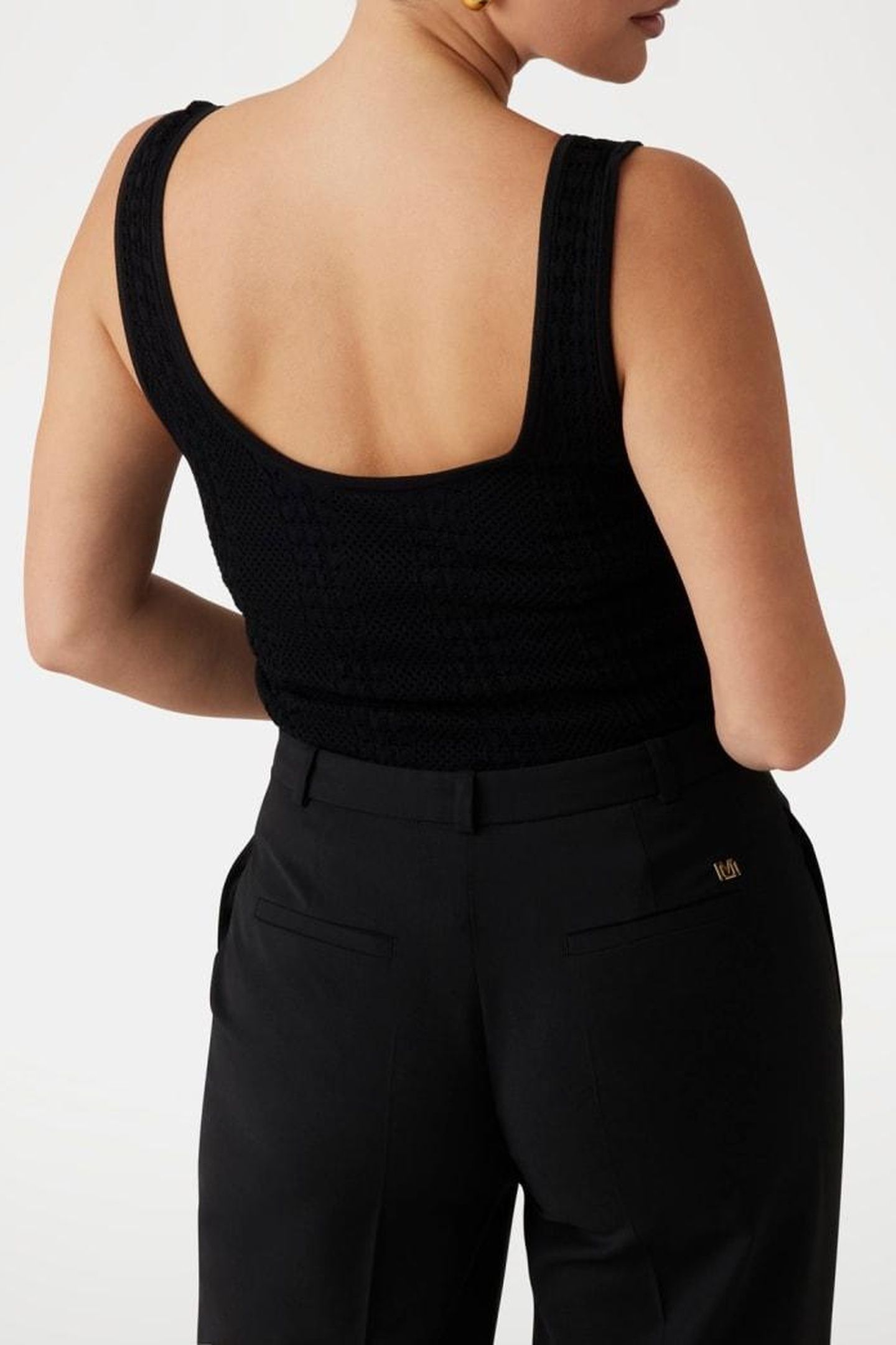 MARCIANO BY GUESS EMMA TANK SWEATER JET BLACK 3