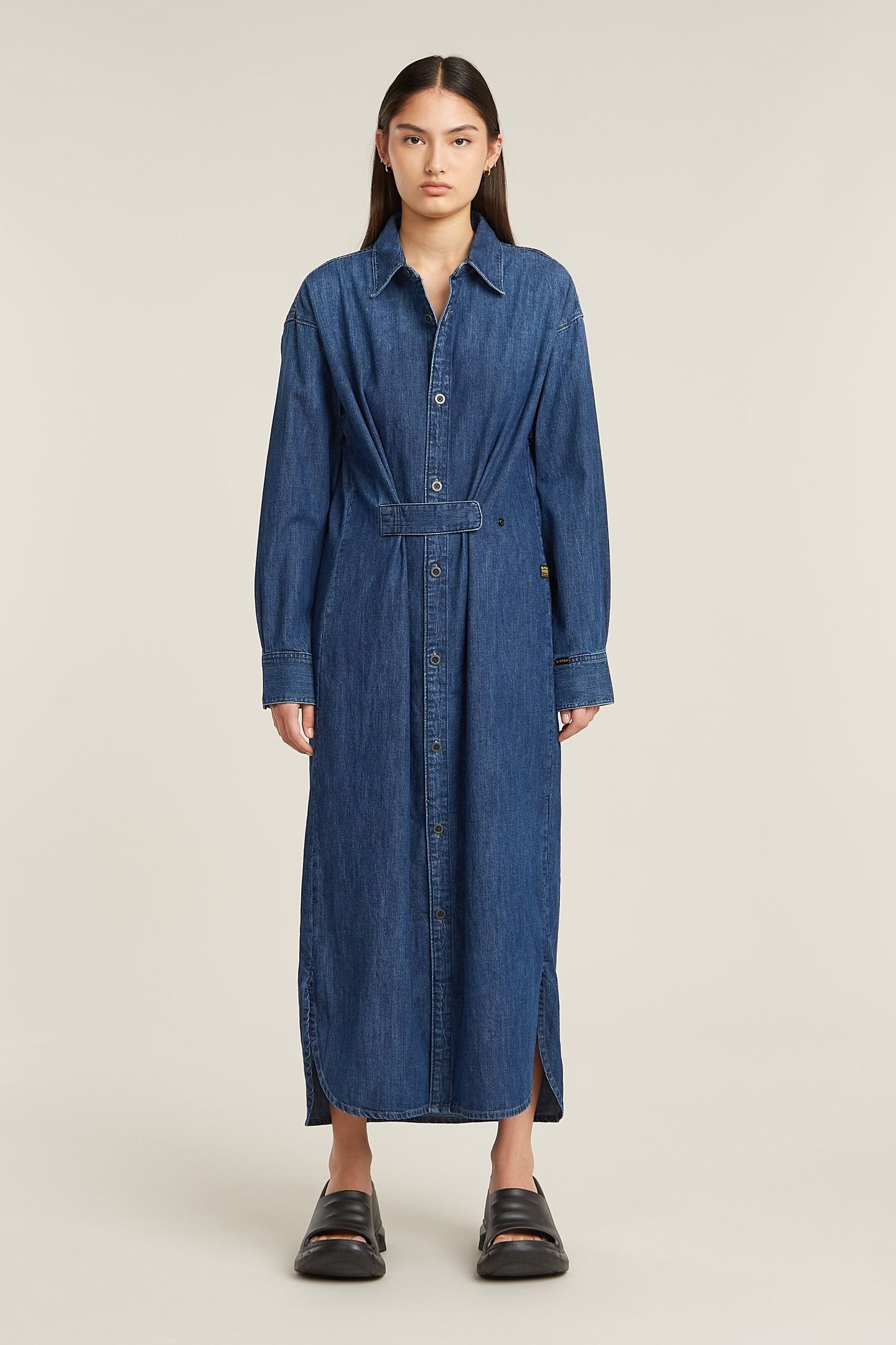 LONG TAB SHIRT DRESS L/S WORN IN WINDWARD 2