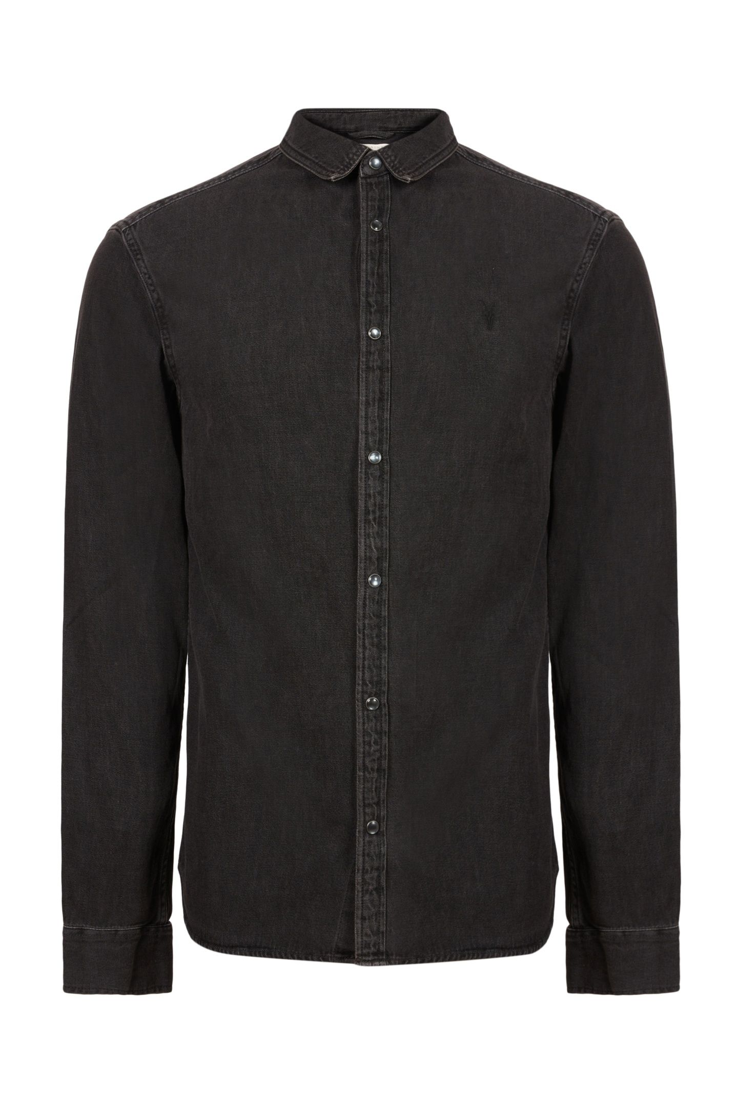 GLEASON LS SHIRT WASHED BLACK 4