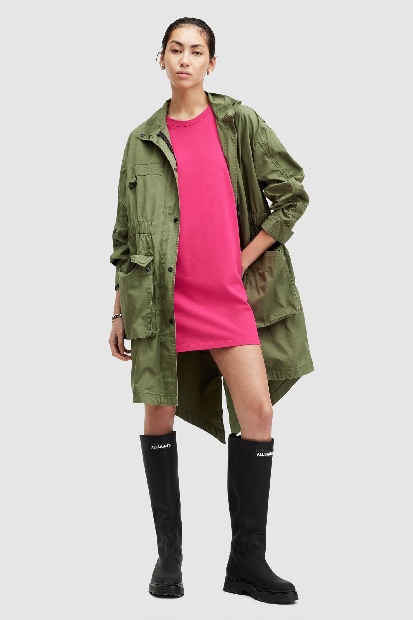 ANNA MINI DRESS NEON PINK 5