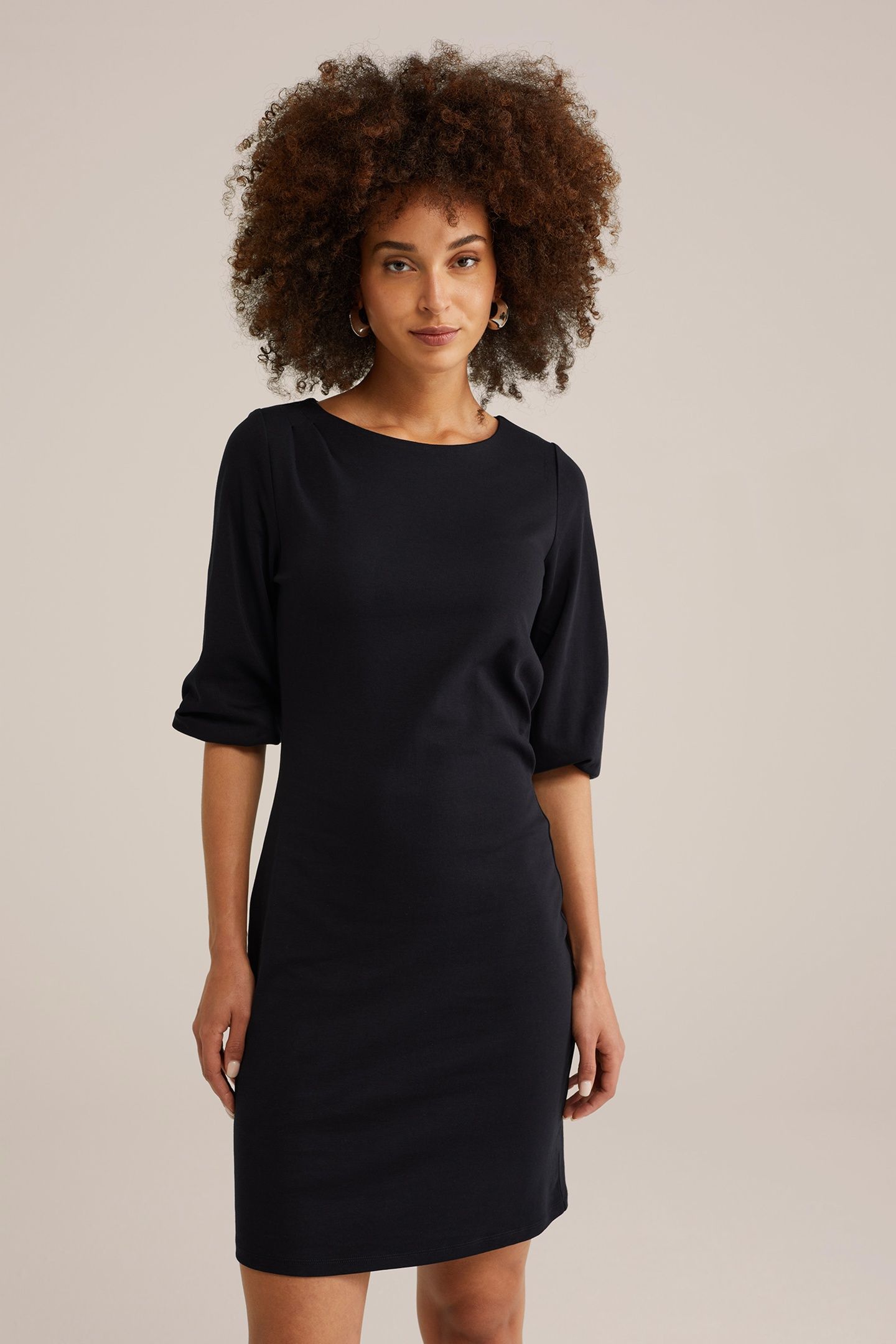 DRESS MIDI BLACK 1