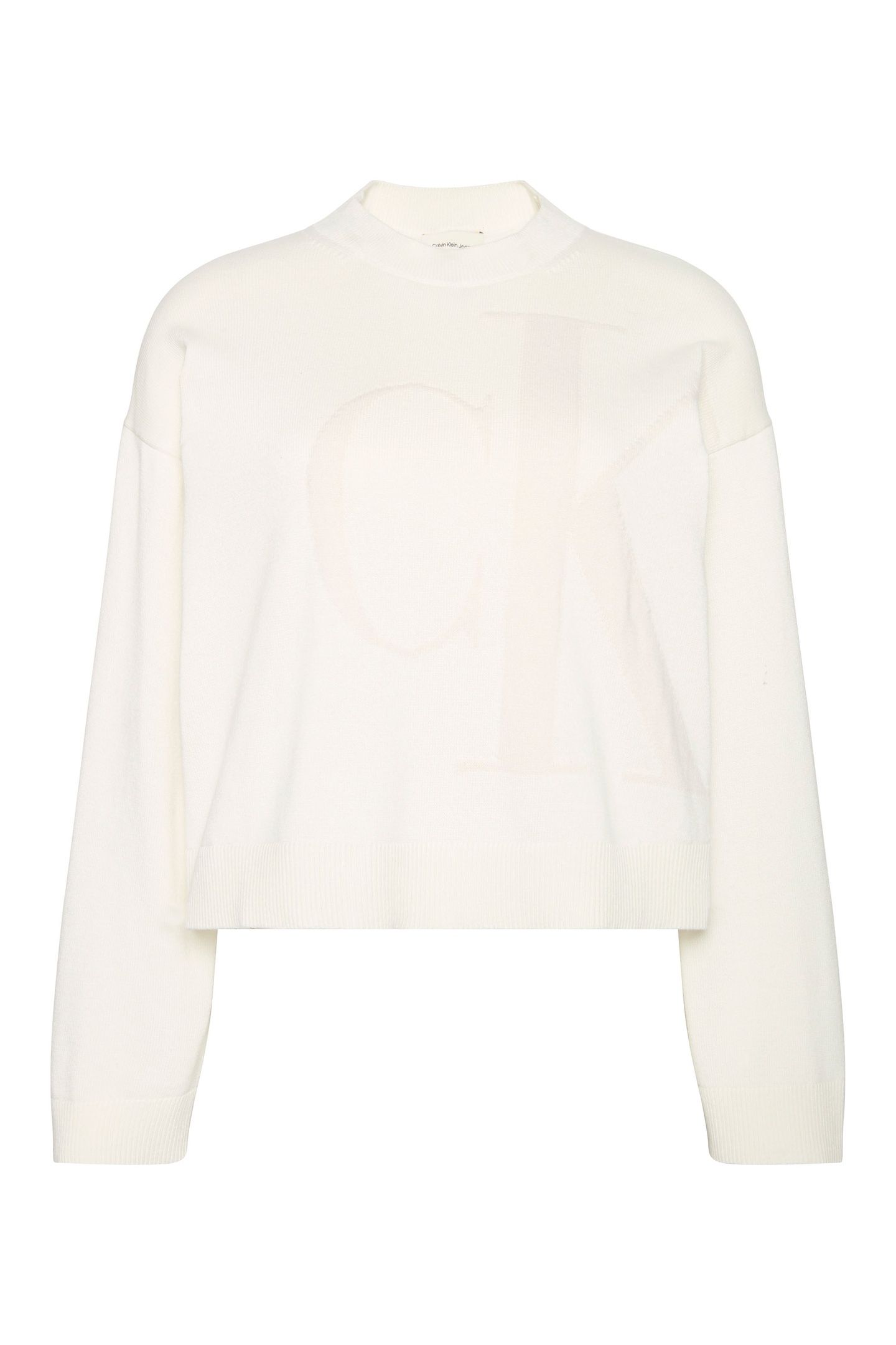 LONG SLEEVE MONOGRAM SWEATER TOFU 5