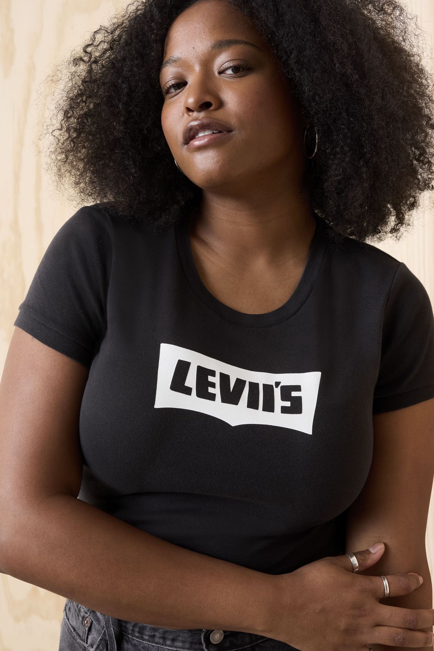 GRAPHIC ESSENTIAL SPORTY RINGER TEE BLACK 5