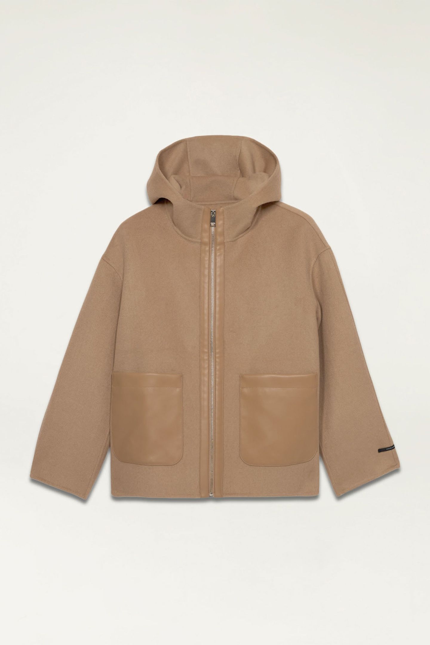 CLOTH JACKET WITH LARGE POCKETS BEIGE 4
