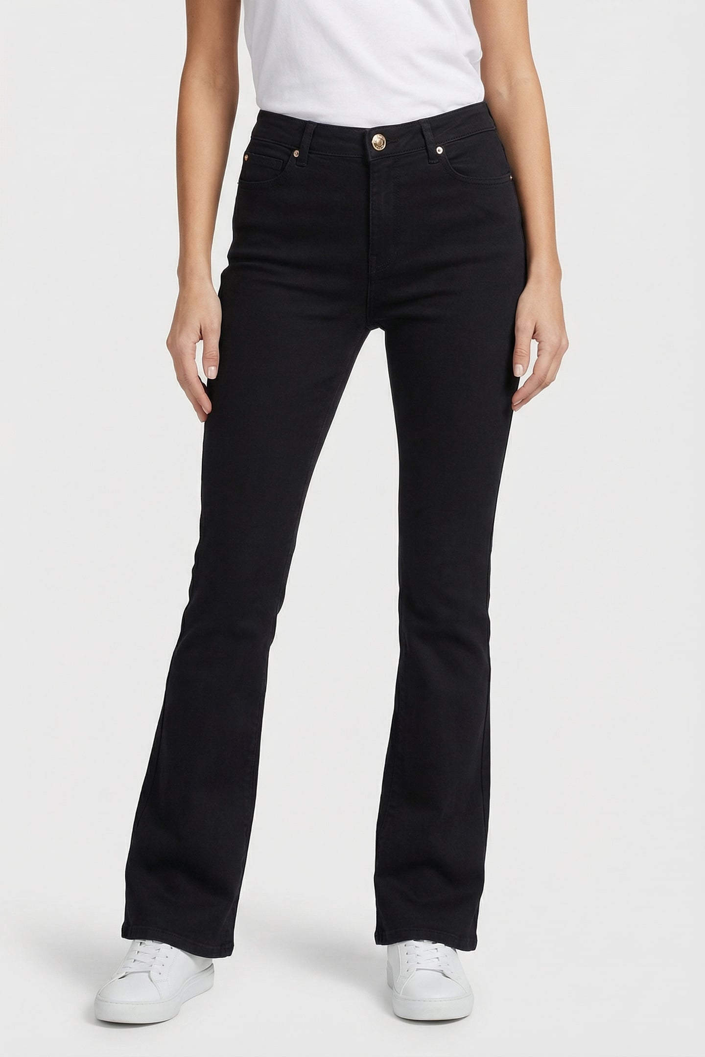 MARCIANO BY GUESS NEW KAYLA DENIM JET BLACK MULTI 1