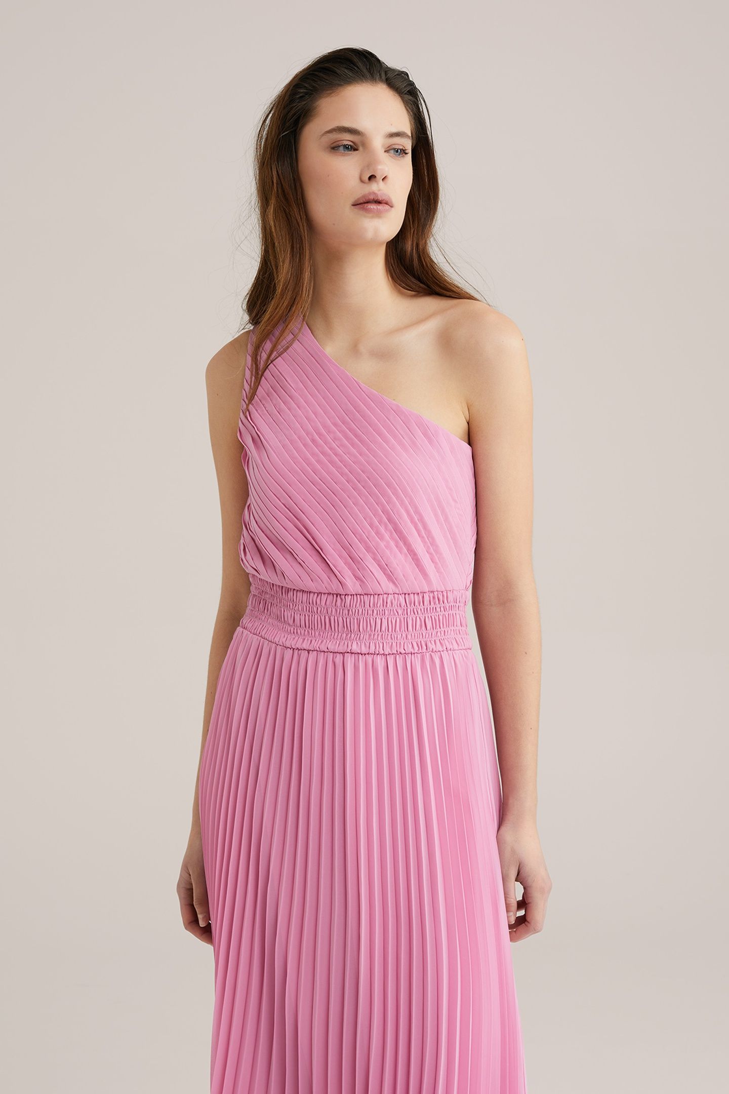 DRESS MID LENGTH PINK 1