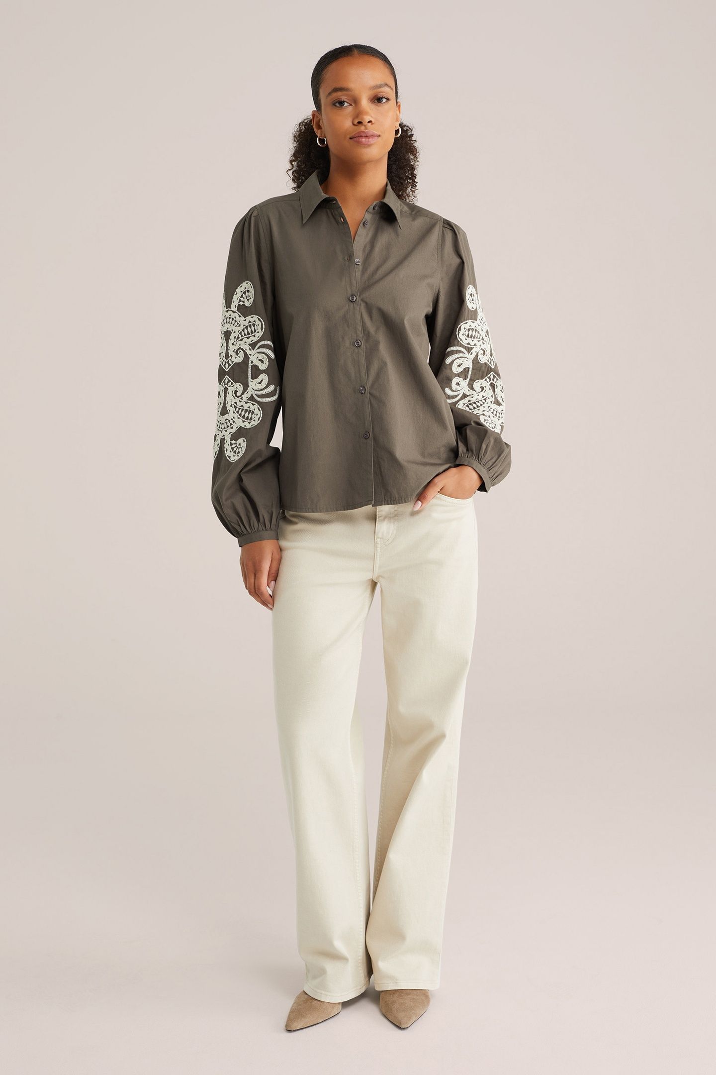 BLOUSE OLIVE GREEN 3