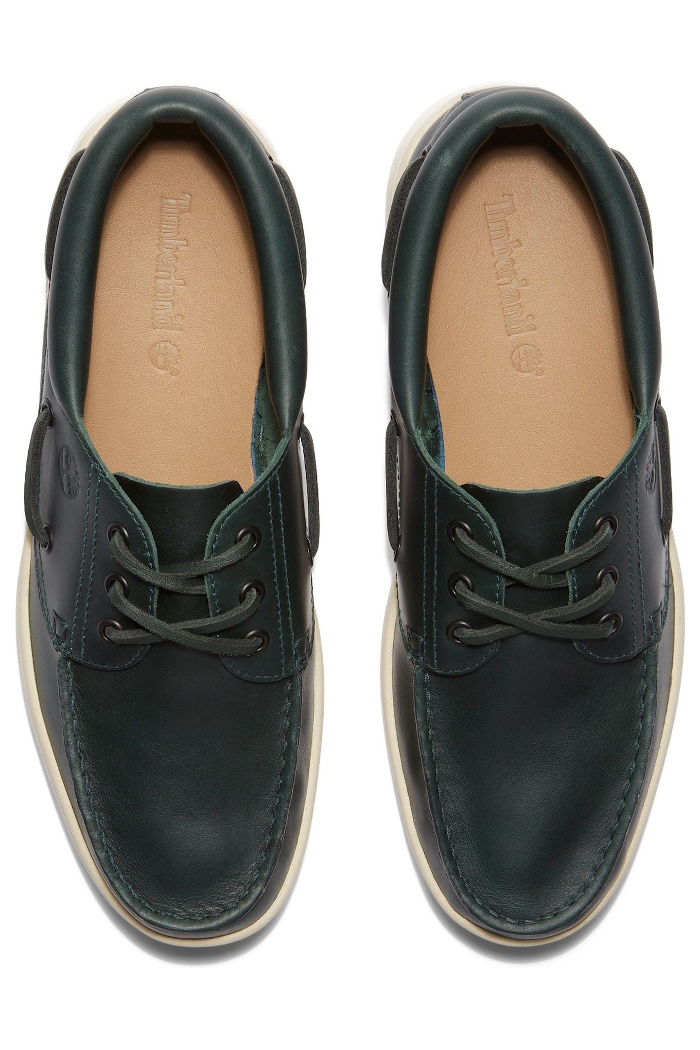 PORTOFINO PIER BOAT SHOE DARK GREEN FULL GRAIN 5