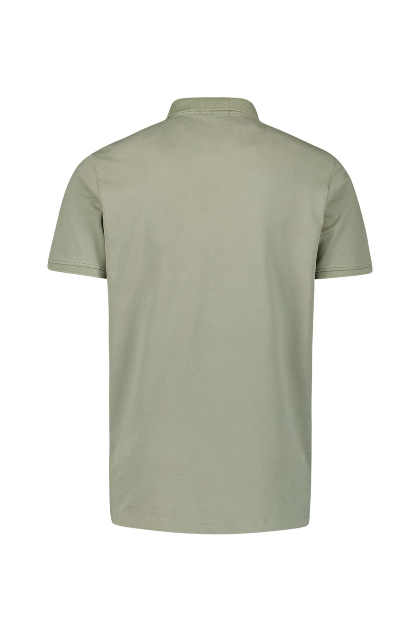 POLO ZIP PIQUE GARMENT DYED SMOKE 6