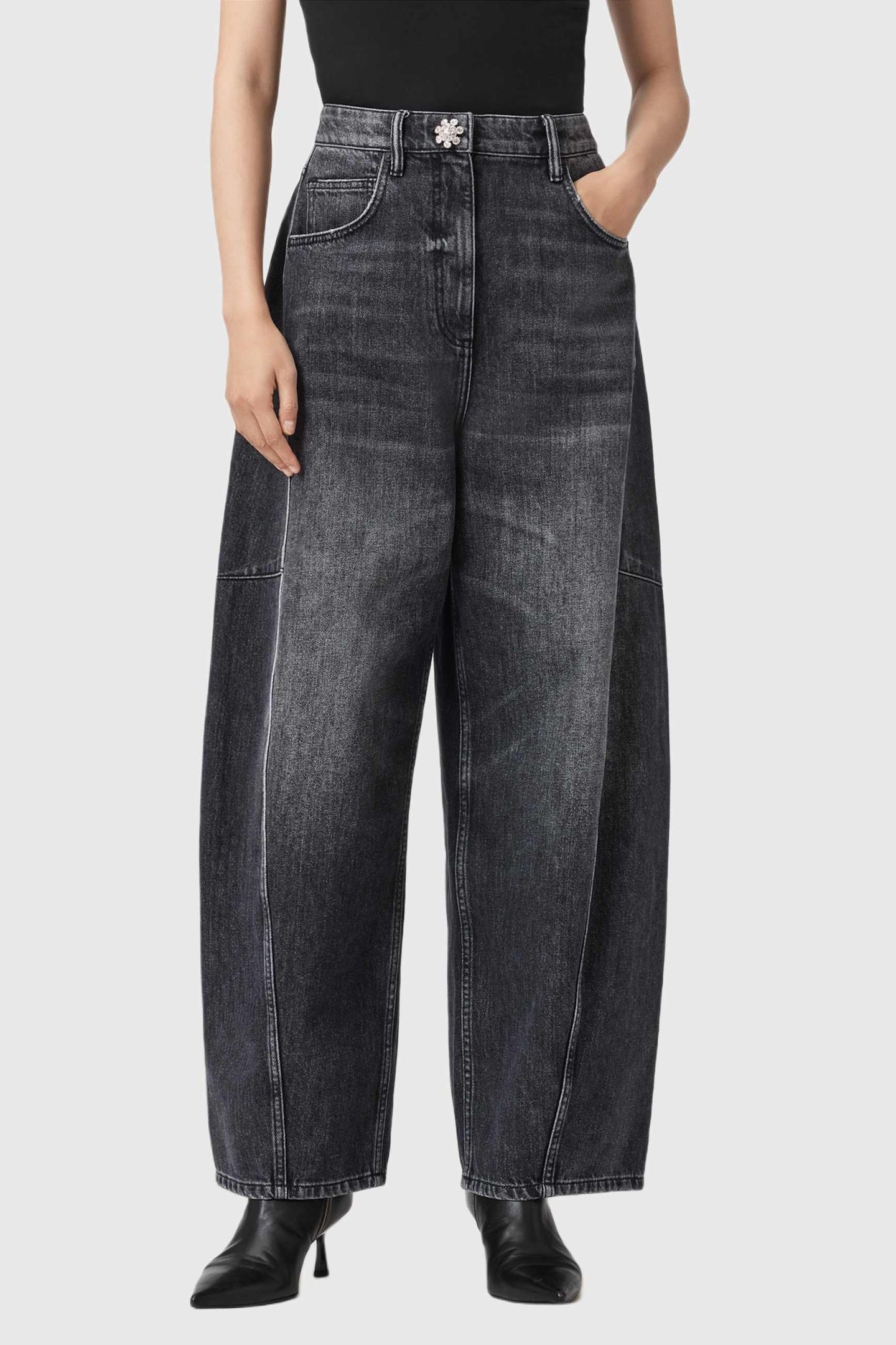 CARTER BARREL JEAN WASHED BLACK 2