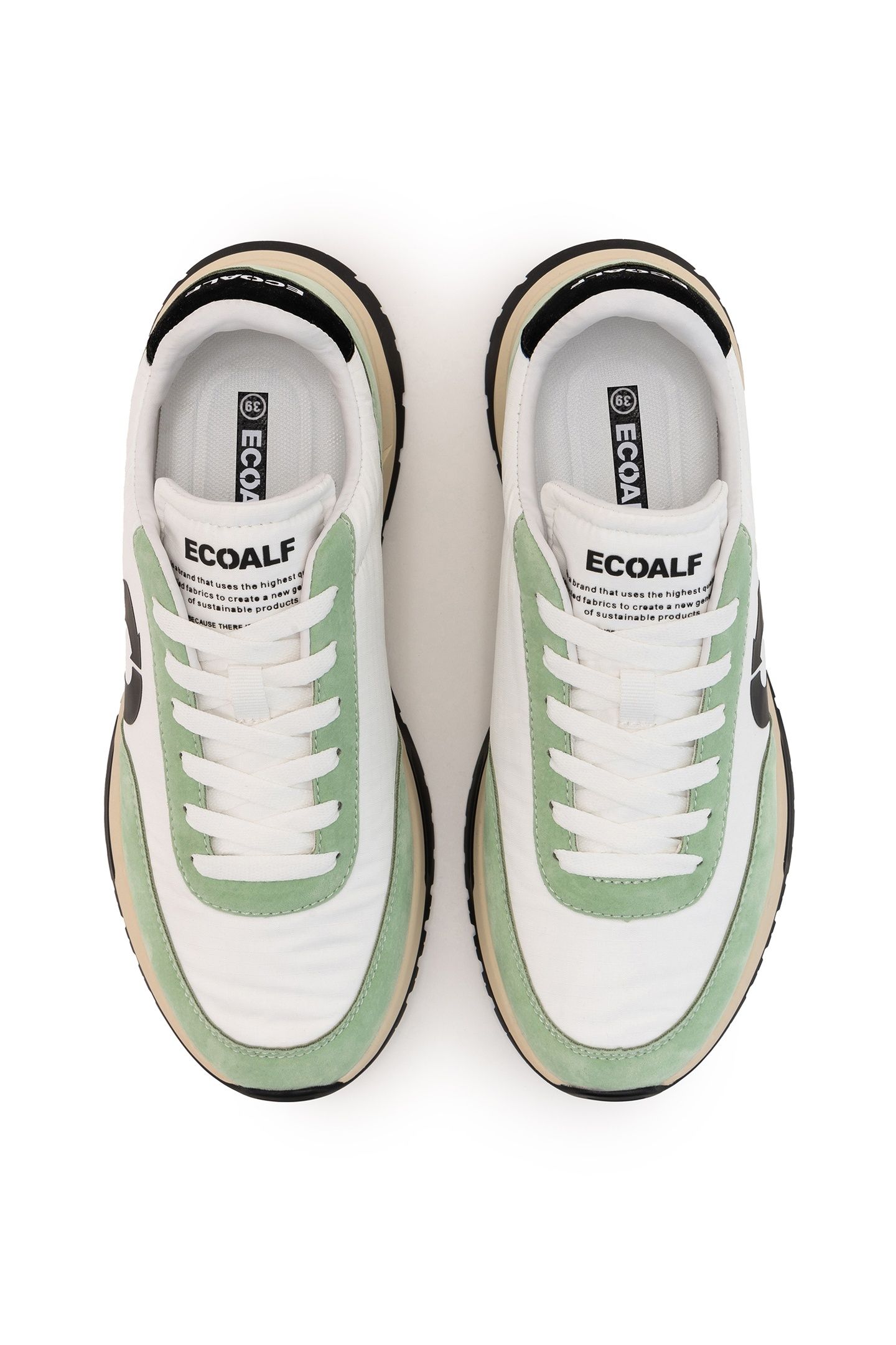 VENTURAALF SNEAKERS OFF WHITE/ GREEN 3