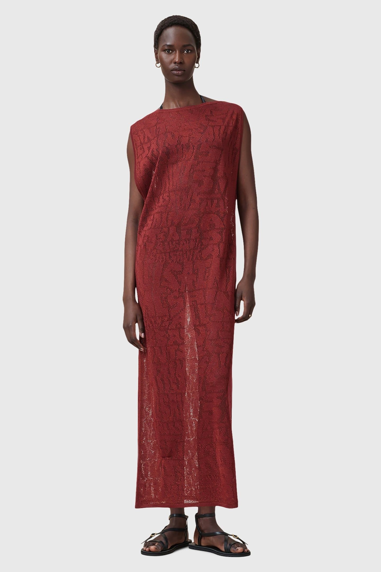KAITO DRESS ROSEWOOD RED 1