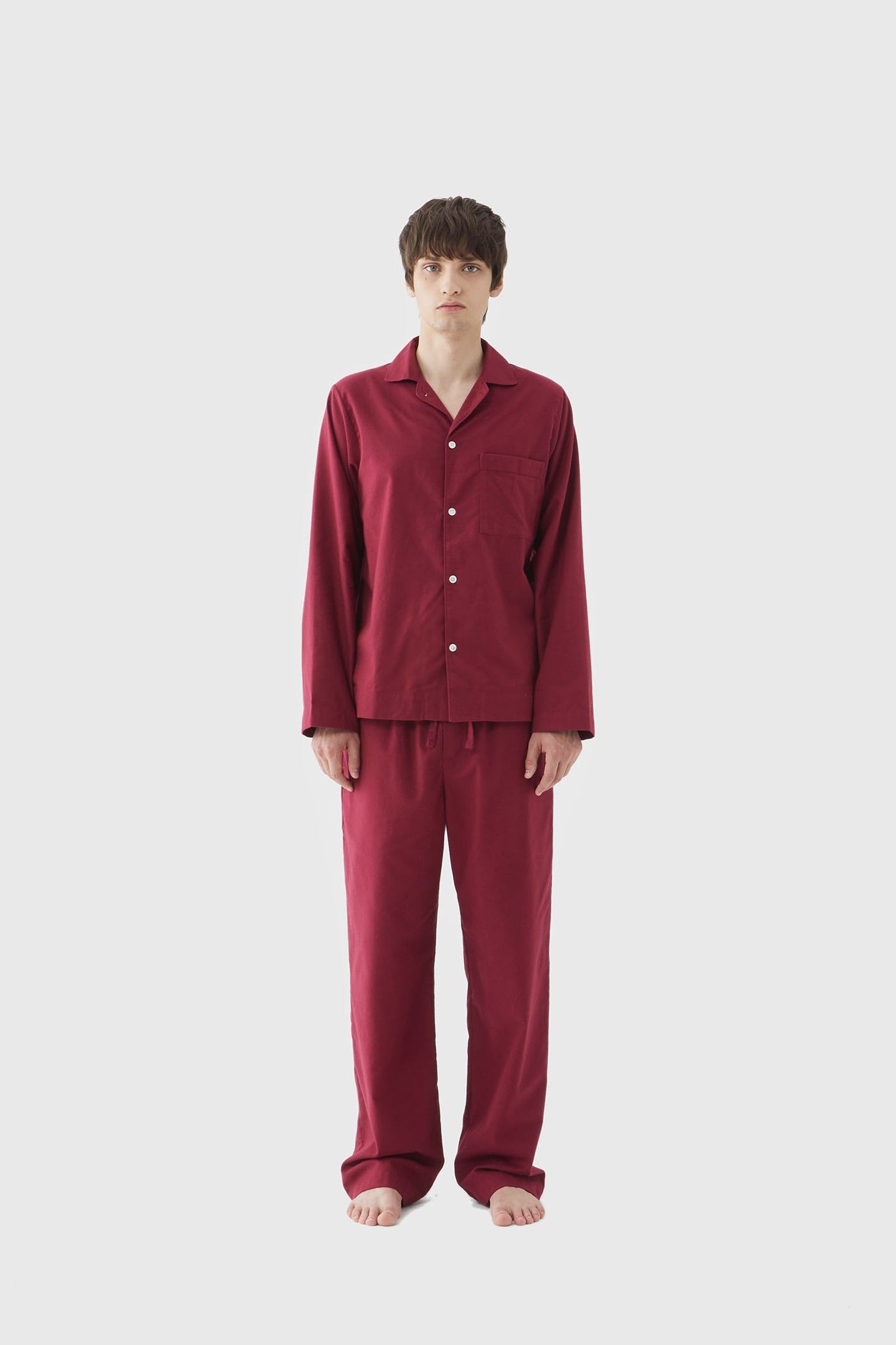 UNISEX FLANNEL, PYJAMAS SHIRT BEYOND RED 4