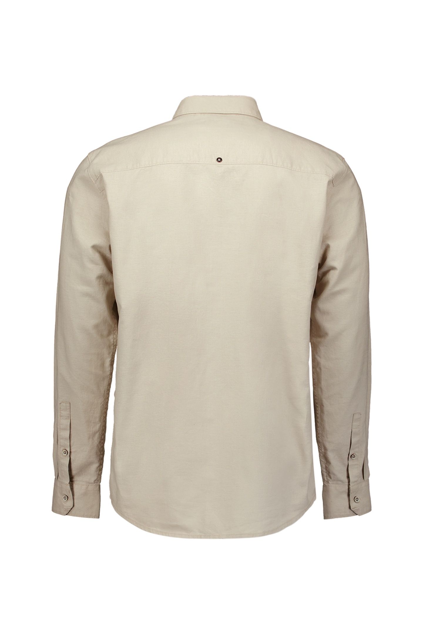 SHIRT SOLID WITH LINEN LIGHT DESERT 6