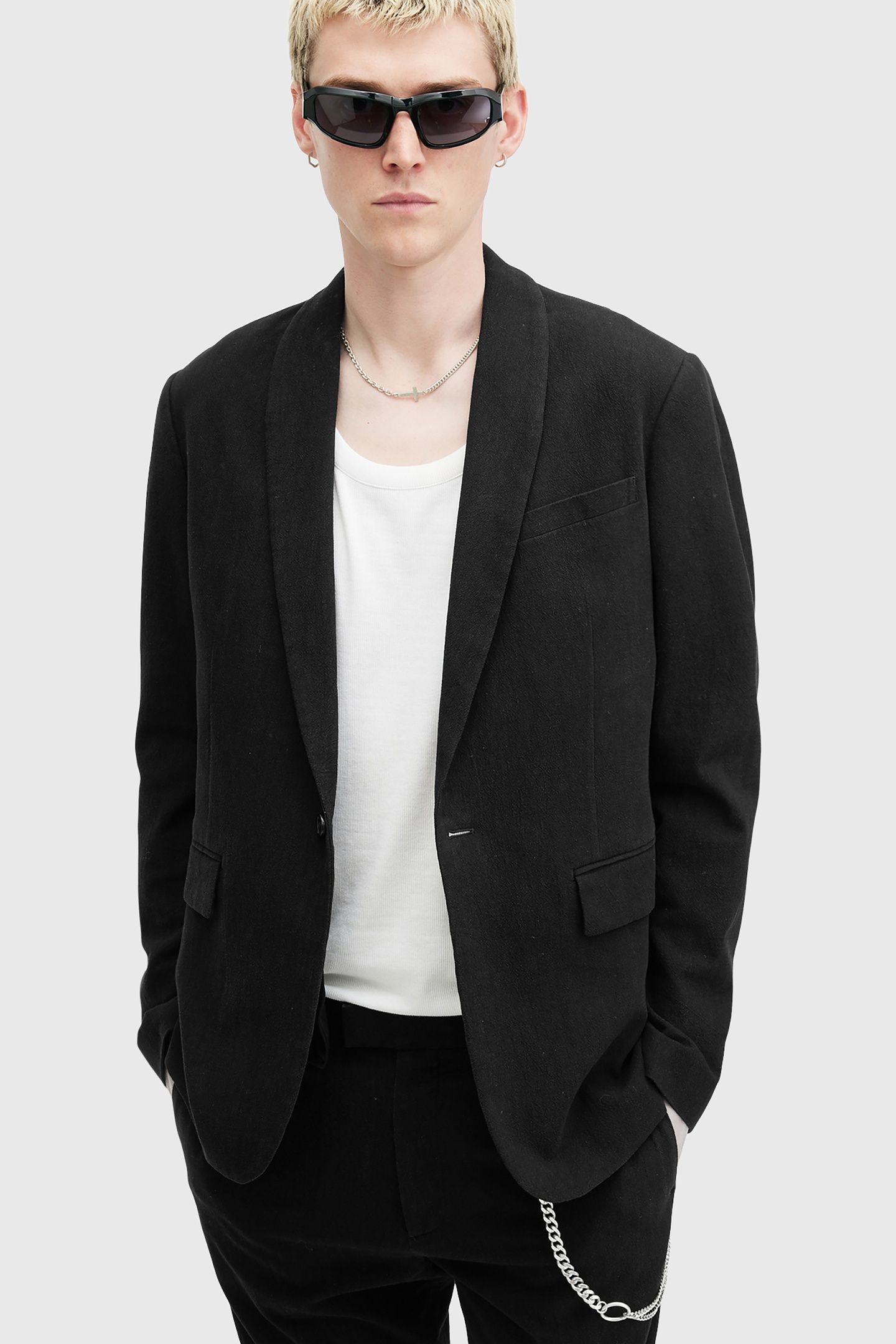 HERON BLAZER BLACK 5