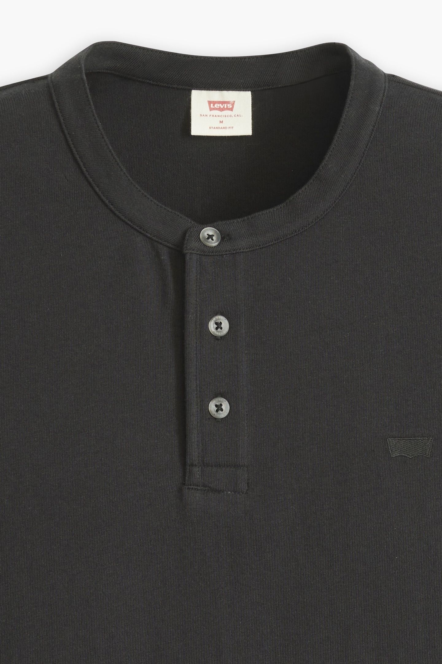 SHORT SLEEVE HOUSEMARK HENLEY BLACK 5